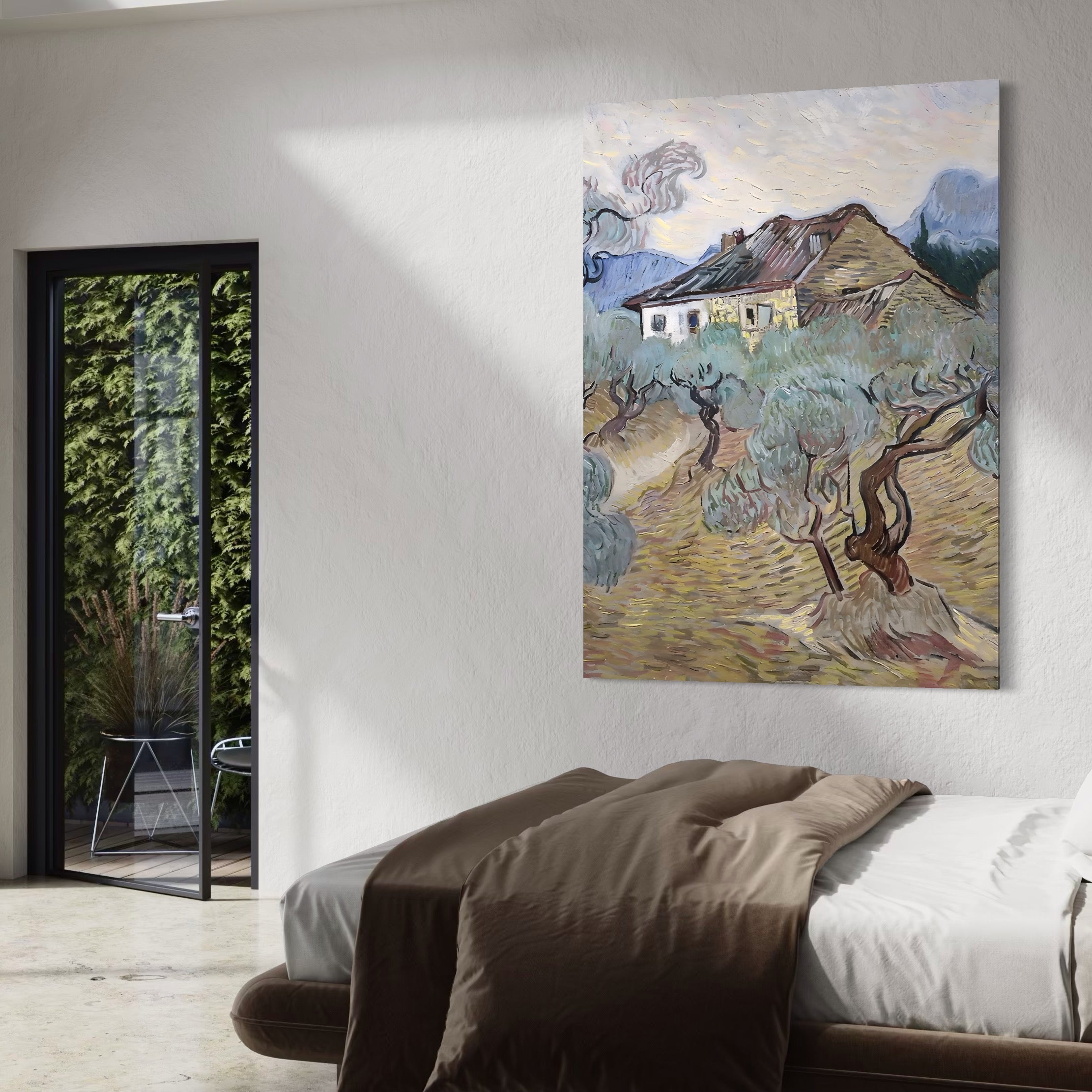 Tablou Canvas Premium LuxCanva® A1401, The Olive Trees , Room, Van Gogh, Pictor, Pictura, Casa, Galerie, Culori Vibrante