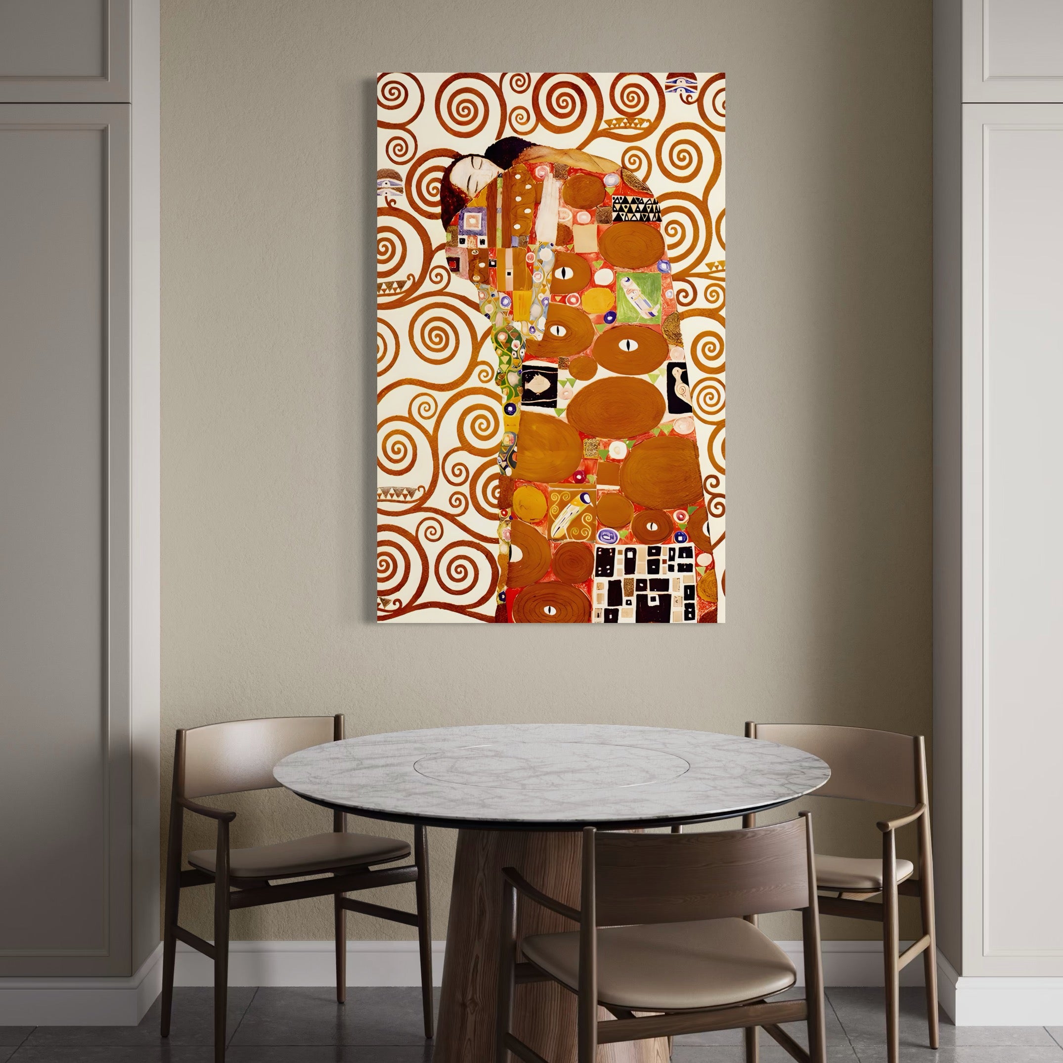 Tablou Canvas Premium LuxCanva® A1402, In Lumea Povestilor ,  Room, Vise, Fata, Visatoare, Dormitor, Culori Vibrante