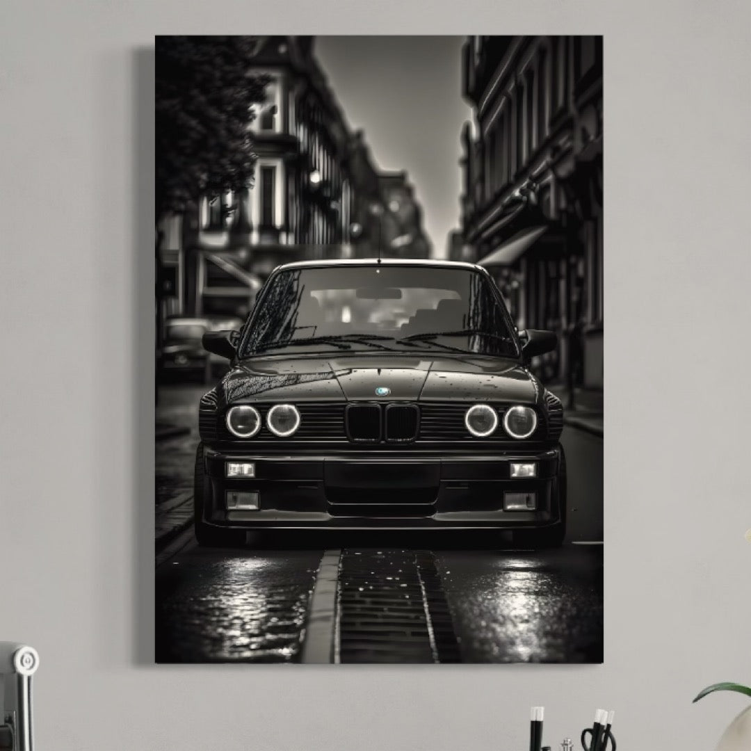 Tablou Canvas Premium, LuxCanva® C1256, Fancy BMW Car, Relaxare, Game Room, Culori Vibrante