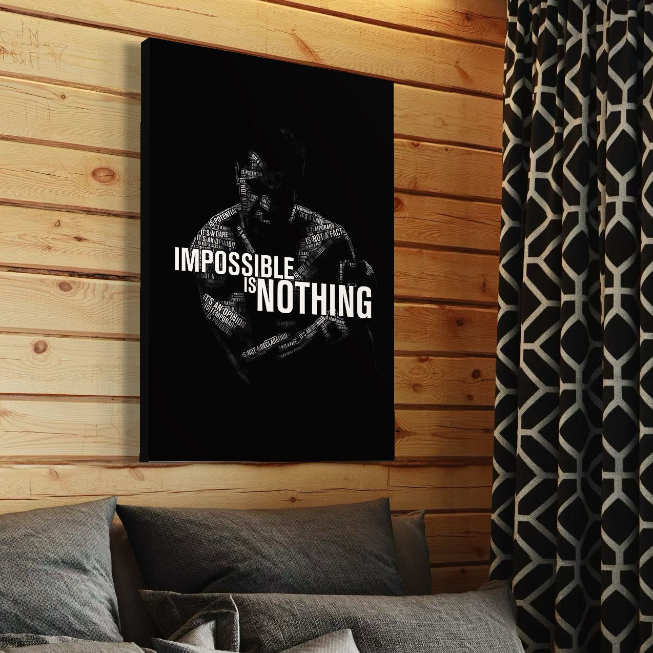 Tablou Canvas Premium, LuxCanva® C1257, Inspirational Ali , Relaxare, Game Room, Culori Vibrante