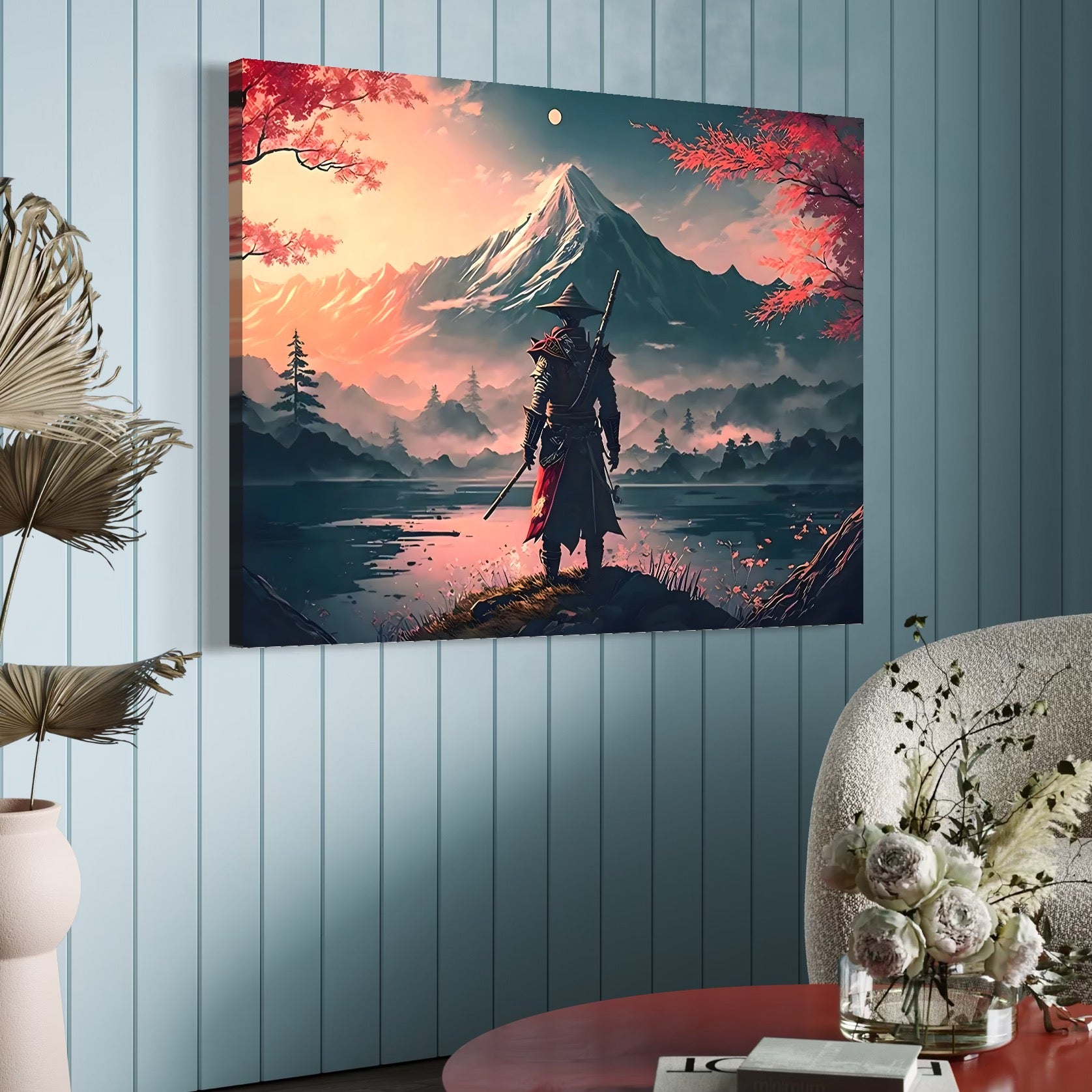 Tablou Canvas Premium, LuxCanva® C1261, The Way Of The Samurai, Relaxare, Living Room, Japonia, Culori Vibrante