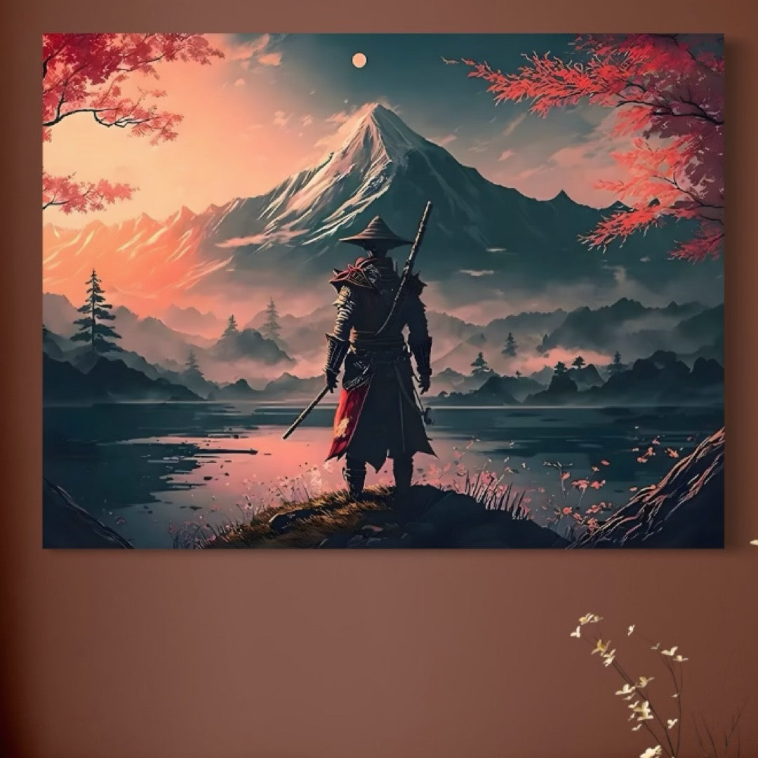 Tablou Canvas Premium, LuxCanva® C1261, The Way Of The Samurai, Relaxare, Living Room, Japonia, Culori Vibrante