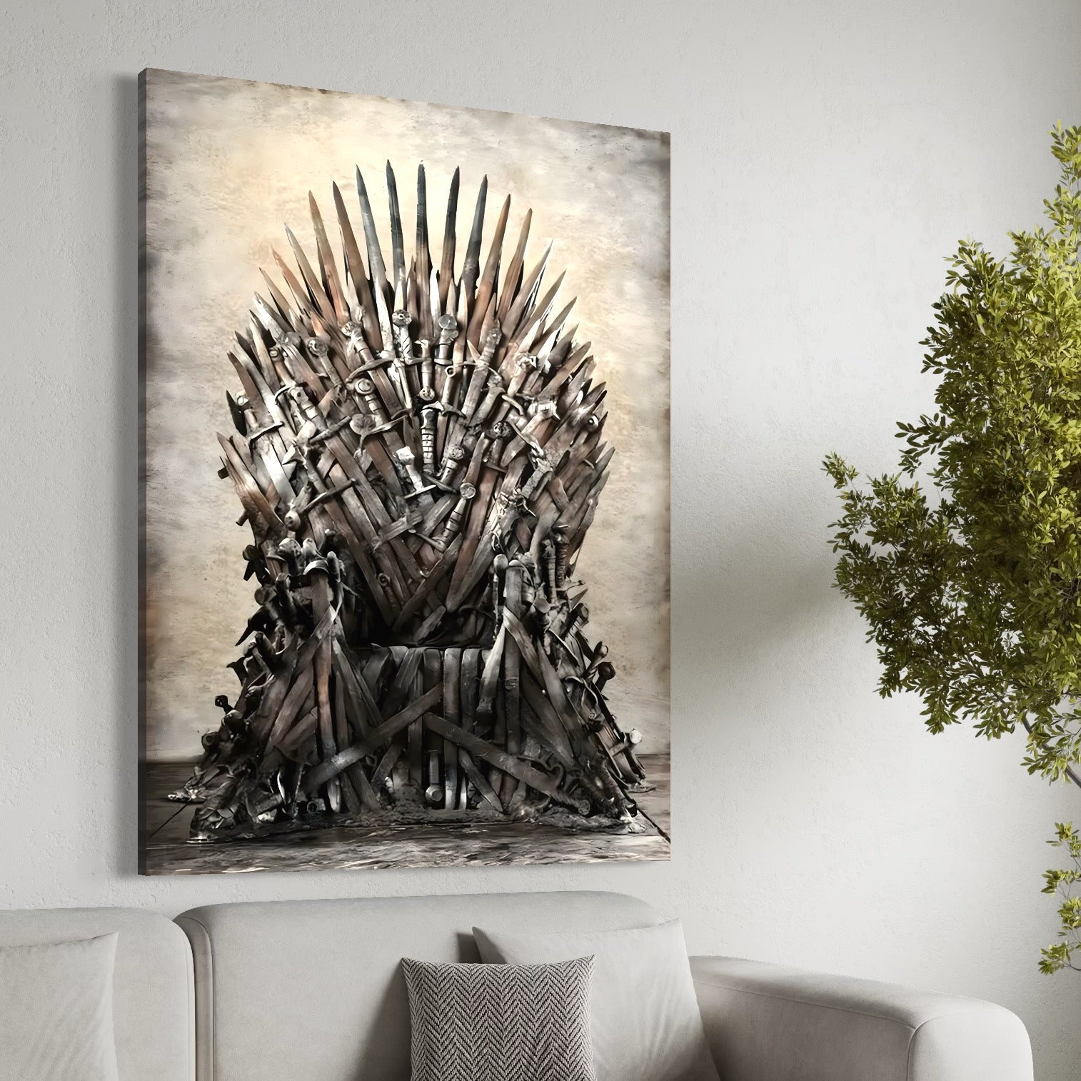 Tablou Canvas Premium, LuxCanva® C1263, The Throne, Relaxare, Game Of Thrones, Living Room, Culori Vibrante