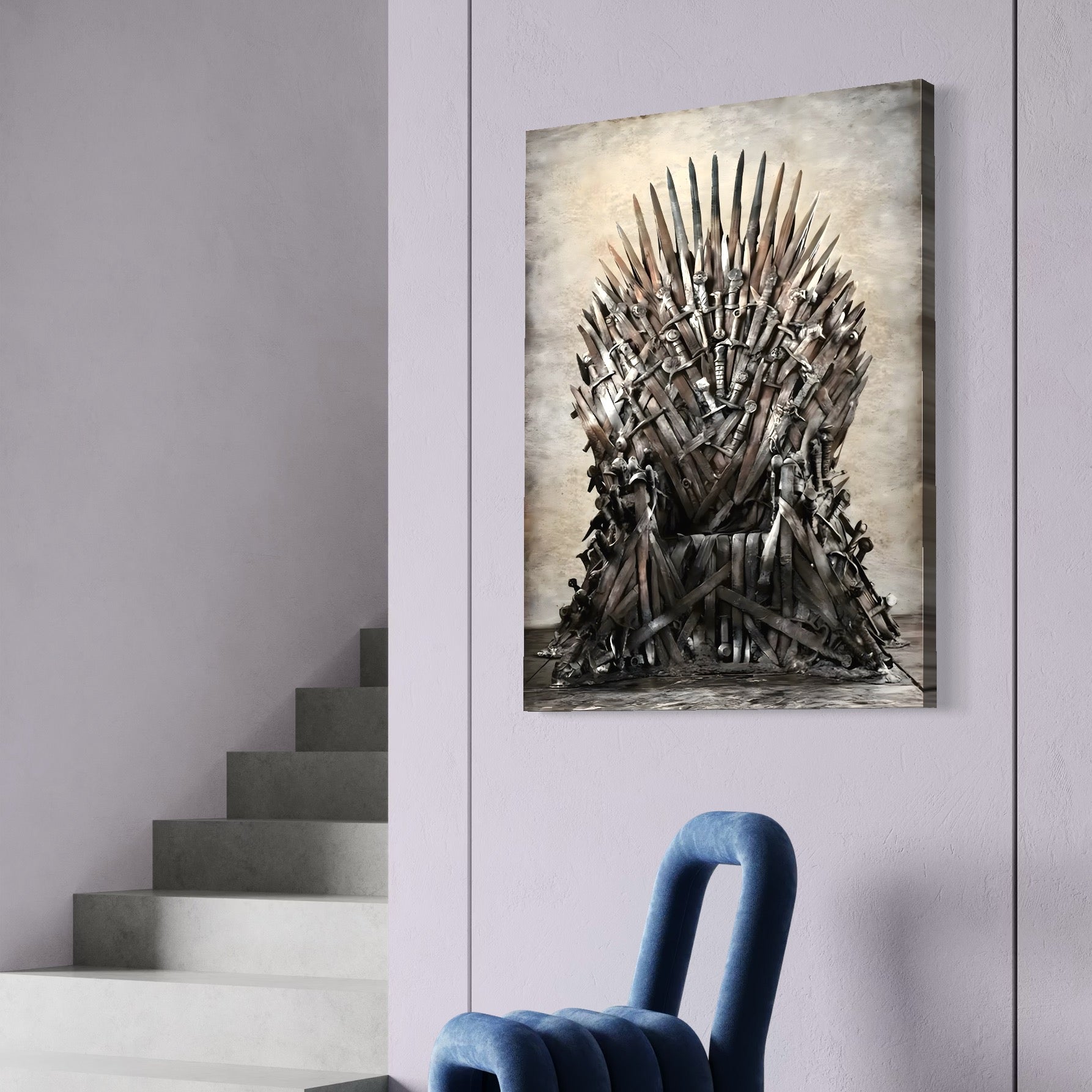Tablou Canvas Premium, LuxCanva® C1263, The Throne, Relaxare, Game Of Thrones, Living Room, Culori Vibrante