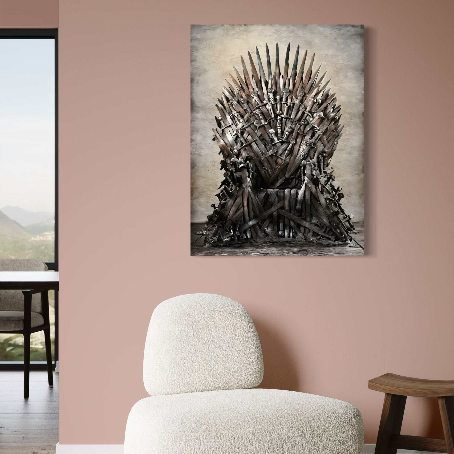 Tablou Canvas Premium, LuxCanva® C1263, The Throne, Relaxare, Game Of Thrones, Living Room, Culori Vibrante