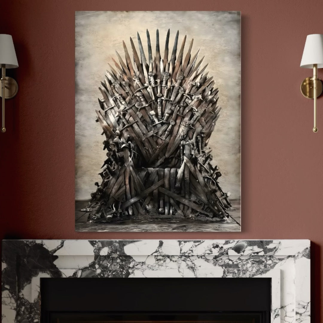 Tablou Canvas Premium, LuxCanva® C1263, The Throne, Relaxare, Game Of Thrones, Living Room, Culori Vibrante
