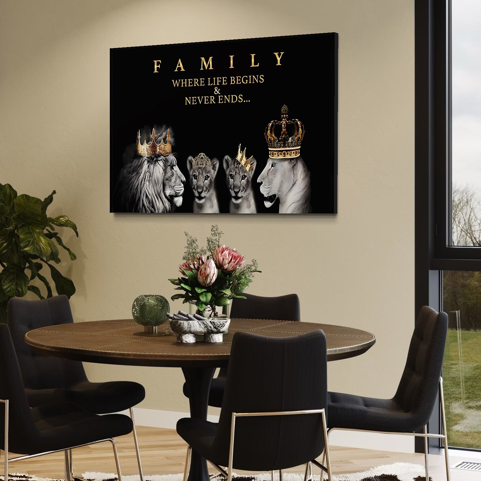 Tablou Canvas Premium, LuxCanva® C1264, The Family Portrait, Relaxare, Unity, Portrait, Living Room, Culori Vibrante