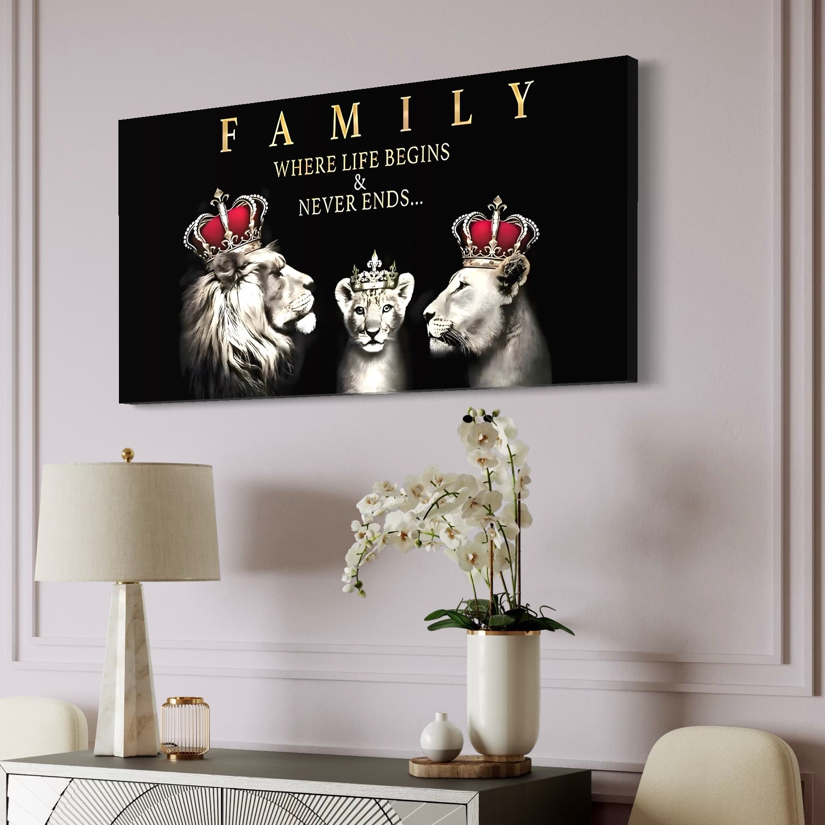 Tablou Canvas Premium, LuxCanva® C1266, Family Together, Relaxare, Family, Love, Living Room, Culori Vibrante