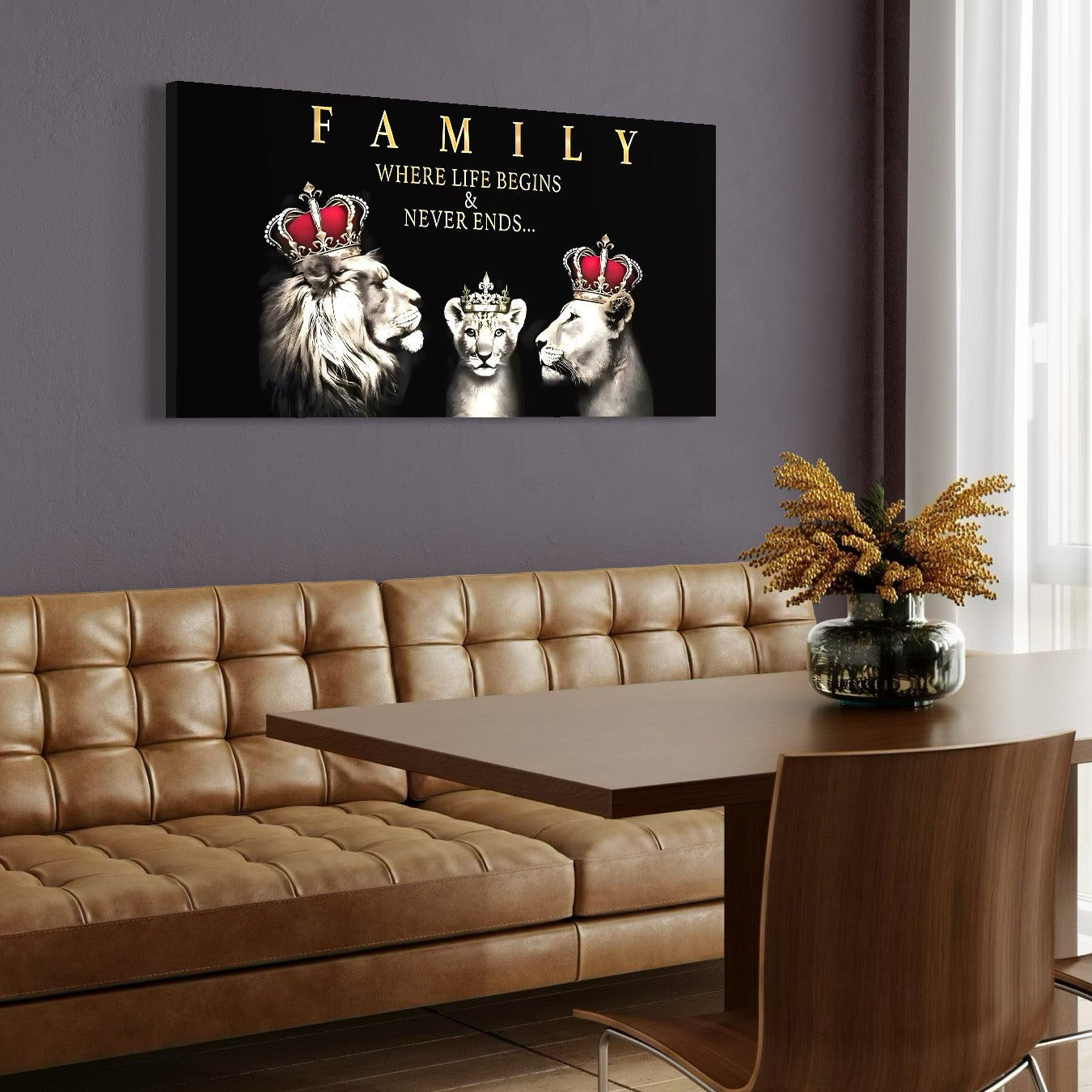 Tablou Canvas Premium, LuxCanva® C1266, Family Together, Relaxare, Family, Love, Living Room, Culori Vibrante