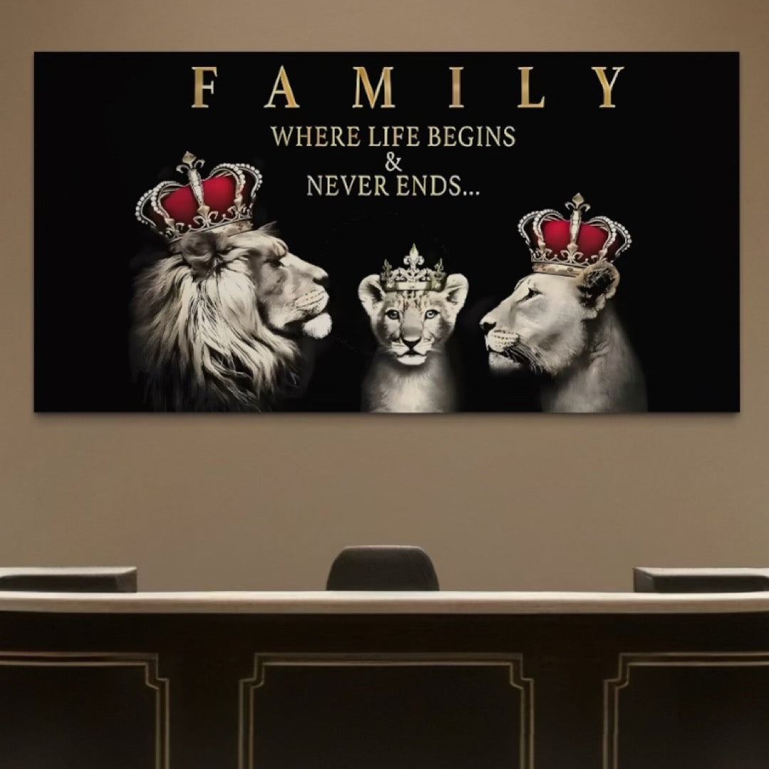 Tablou Canvas Premium, LuxCanva® C1266, Family Together, Relaxare, Family, Love, Living Room, Culori Vibrante