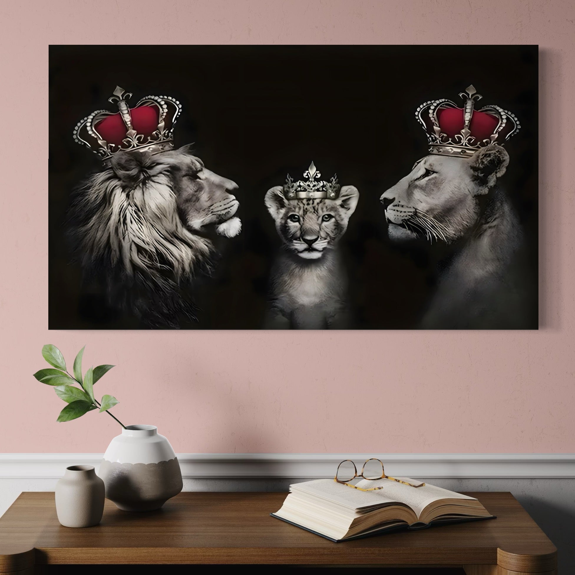 Tablou Canvas Premium, LuxCanva® C1267, Family Protection, Relaxare, Love, Heart, Protection, Living Room, Culori Vibrante