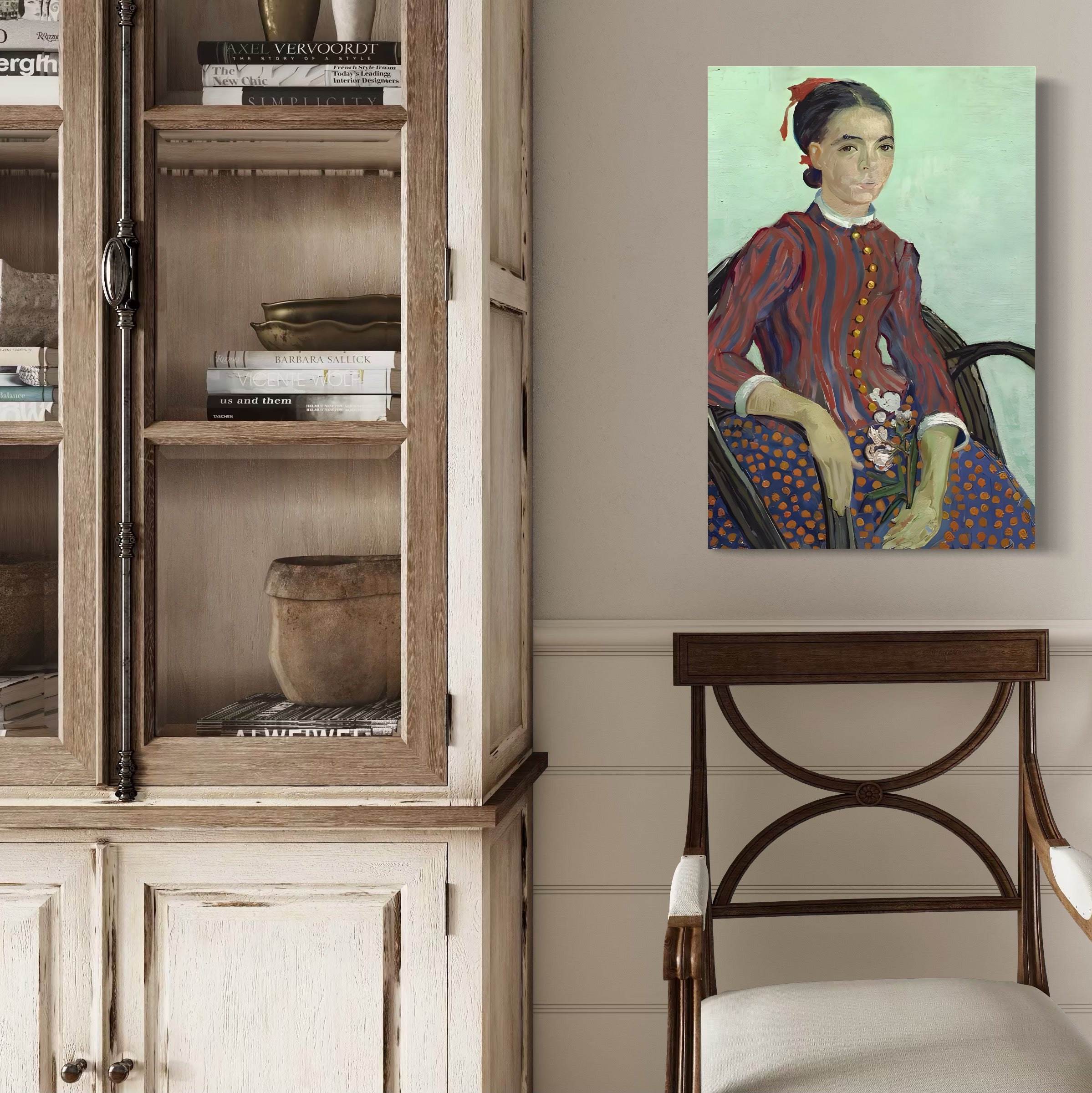 Tablou Canvas Premium LuxCanva® A1462, La Mousme , Galerie De Arta, Van Gogh, Artist, Celebritate, Opera, Room, Culori Vibrante