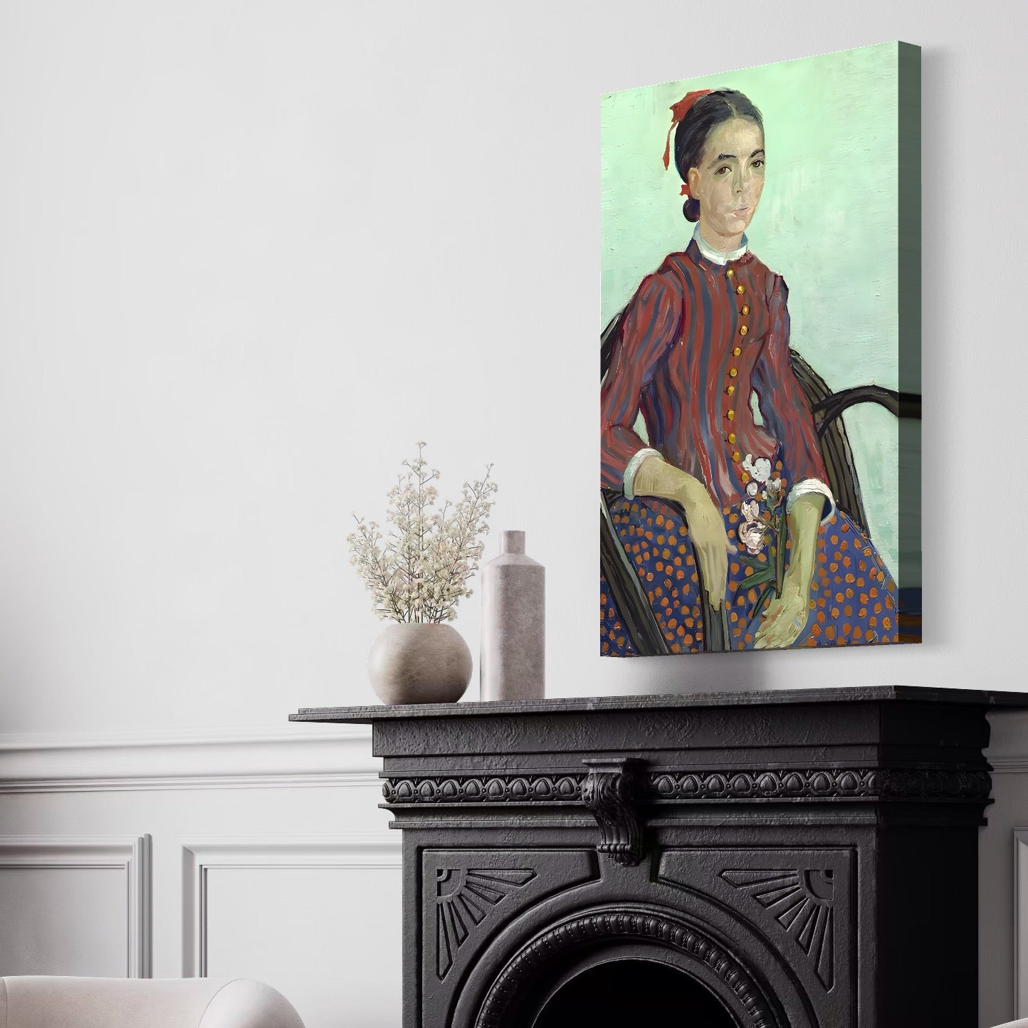 Tablou Canvas Premium LuxCanva® A1462, La Mousme , Galerie De Arta, Van Gogh, Artist, Celebritate, Opera, Room, Culori Vibrante