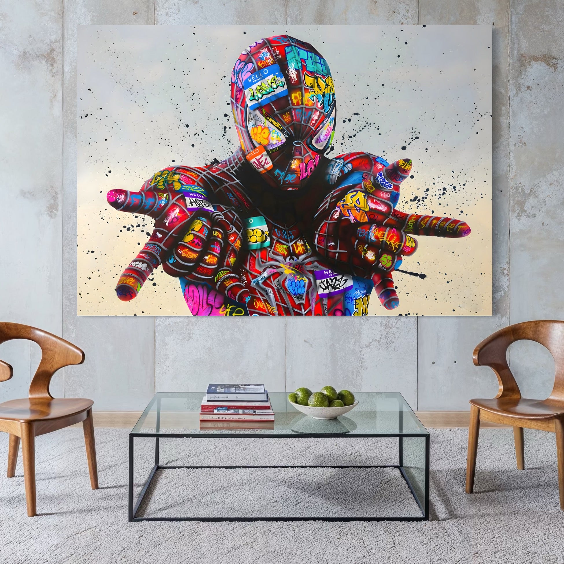 Tablou Canvas Premium, LuxCanva® B1074, The Amazing Spider-Man, Decorativ, Camera Copil, Personaj, Supererou, Marvel, Culori Vibrante