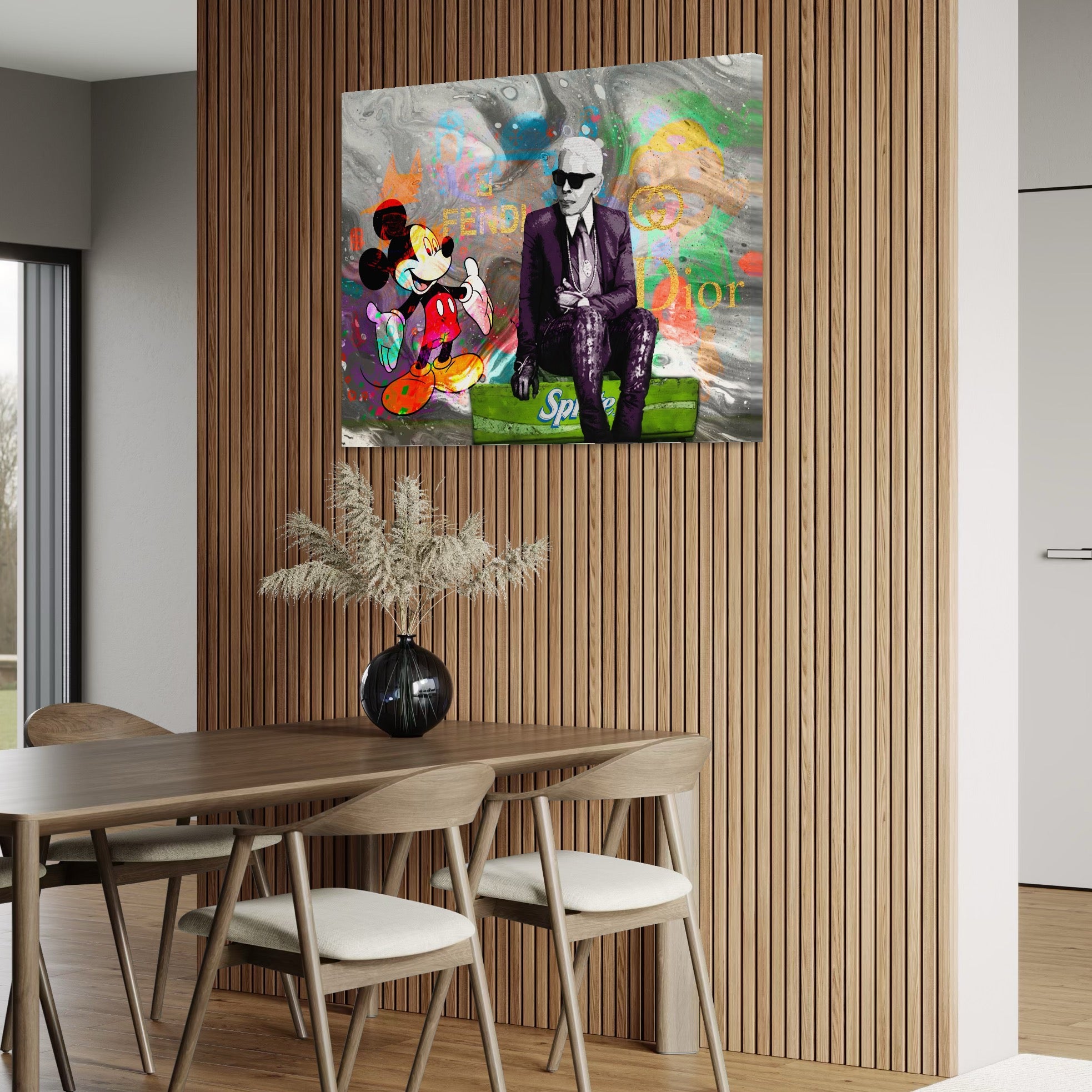 Tablou Canvas Premium, LuxCanva® A1160, Mickey Friends, Disney, Desene Animate, Motivational, Culori Vibrante