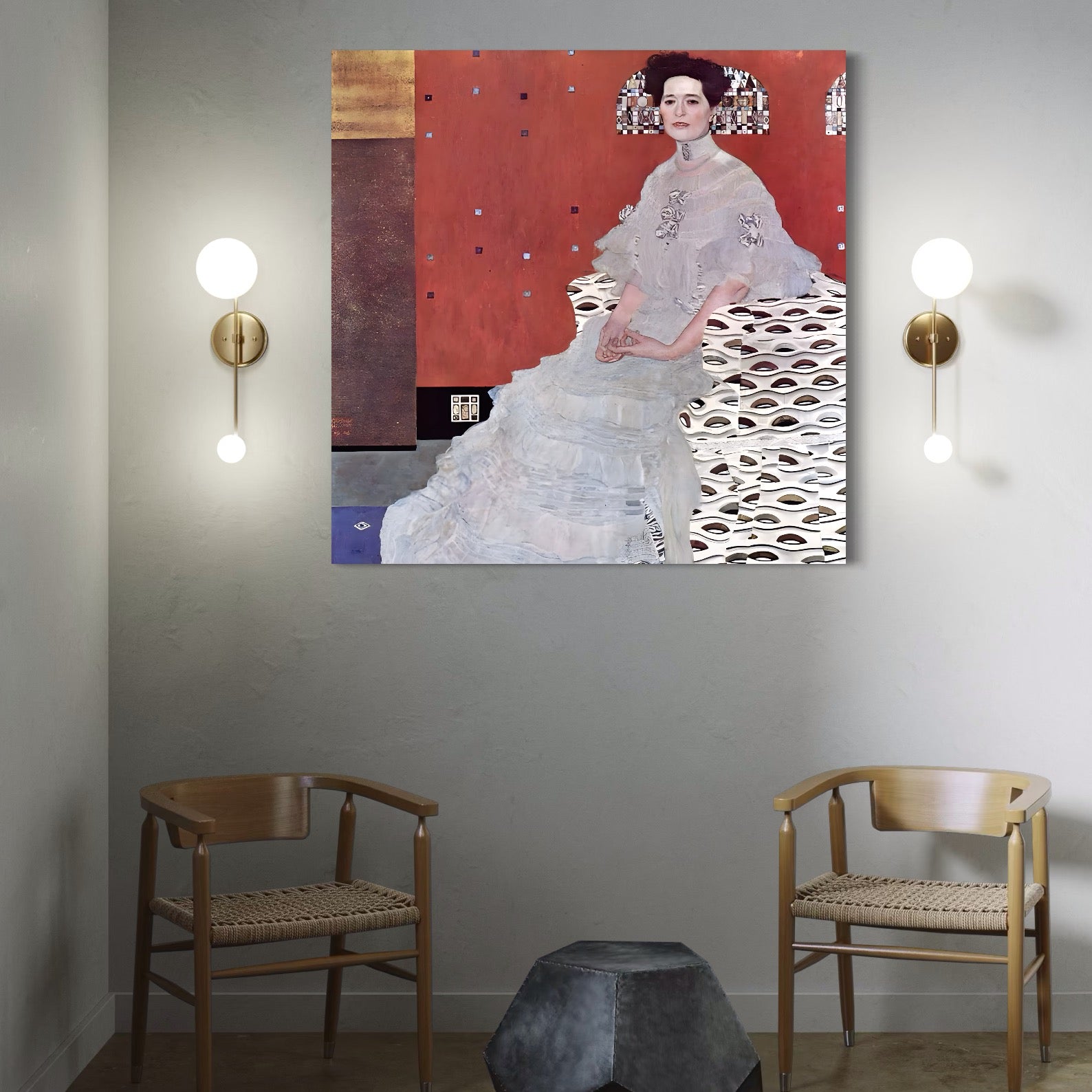 Tablou Canvas Premium LuxCanva® A1510, Fritza Riedler , Klimt, Artist, Opera, Pictura, Room, Culori Vibrante