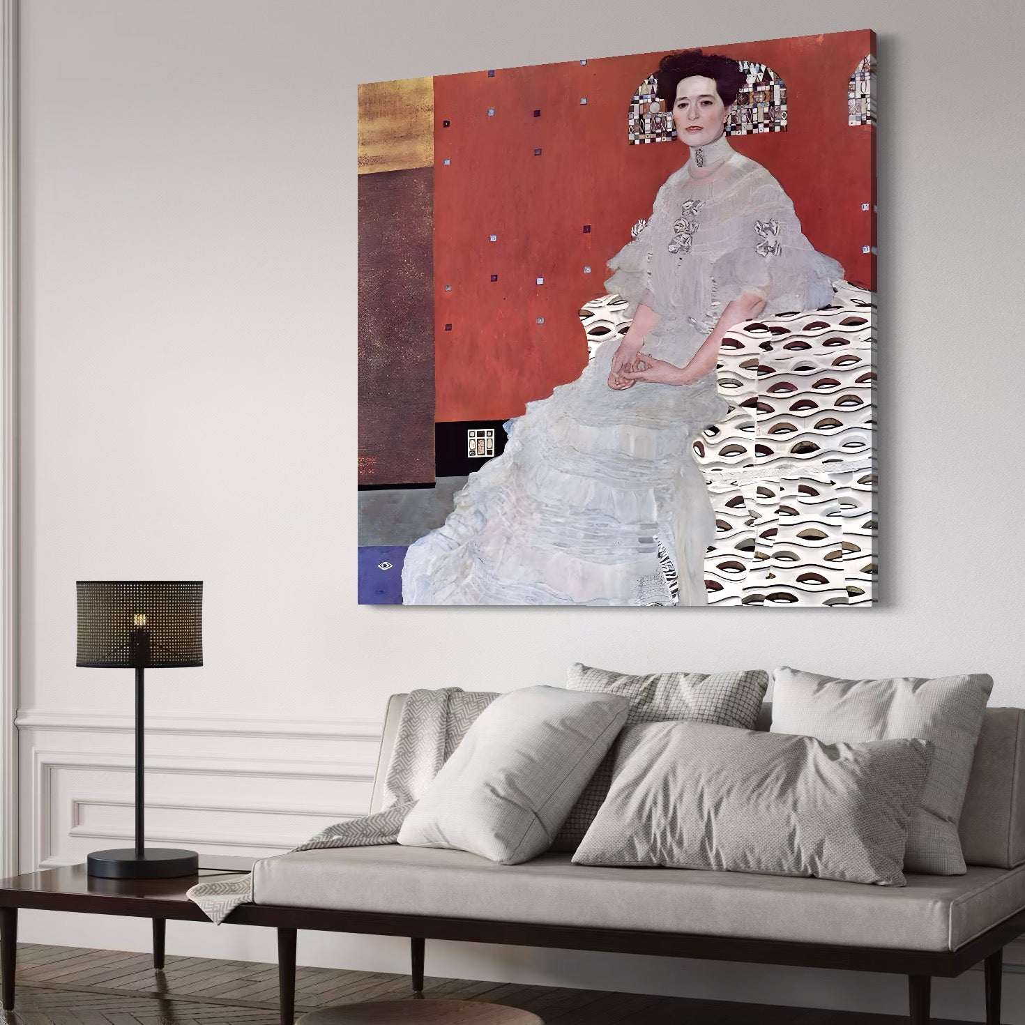 Tablou Canvas Premium LuxCanva® A1510, Fritza Riedler , Klimt, Artist, Opera, Pictura, Room, Culori Vibrante