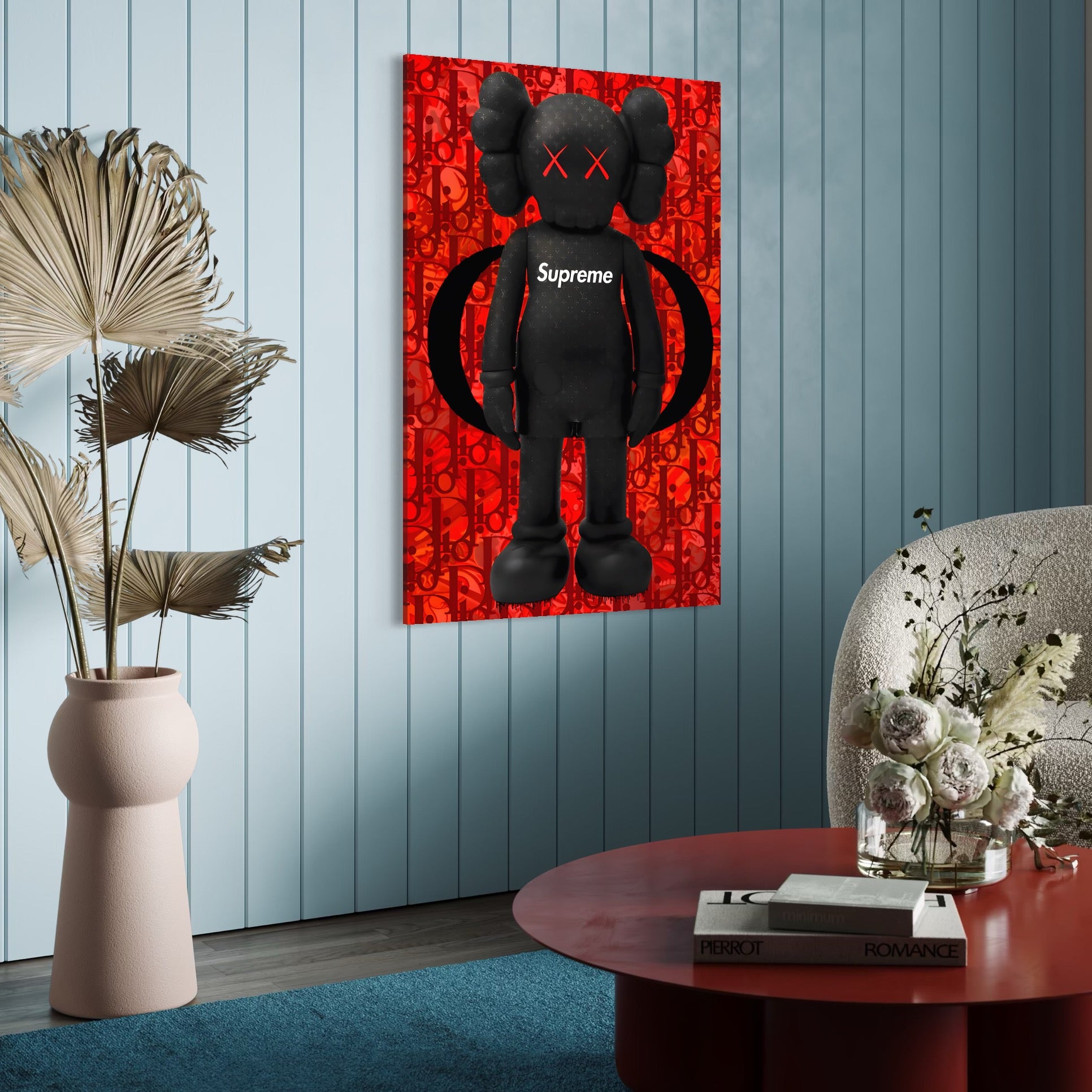 Tablou Canvas Premium, LuxCanva® A1494, Supreme Brands , Room, Dior, YSL, Robot, Lux, Dressing, Culori Vibrante