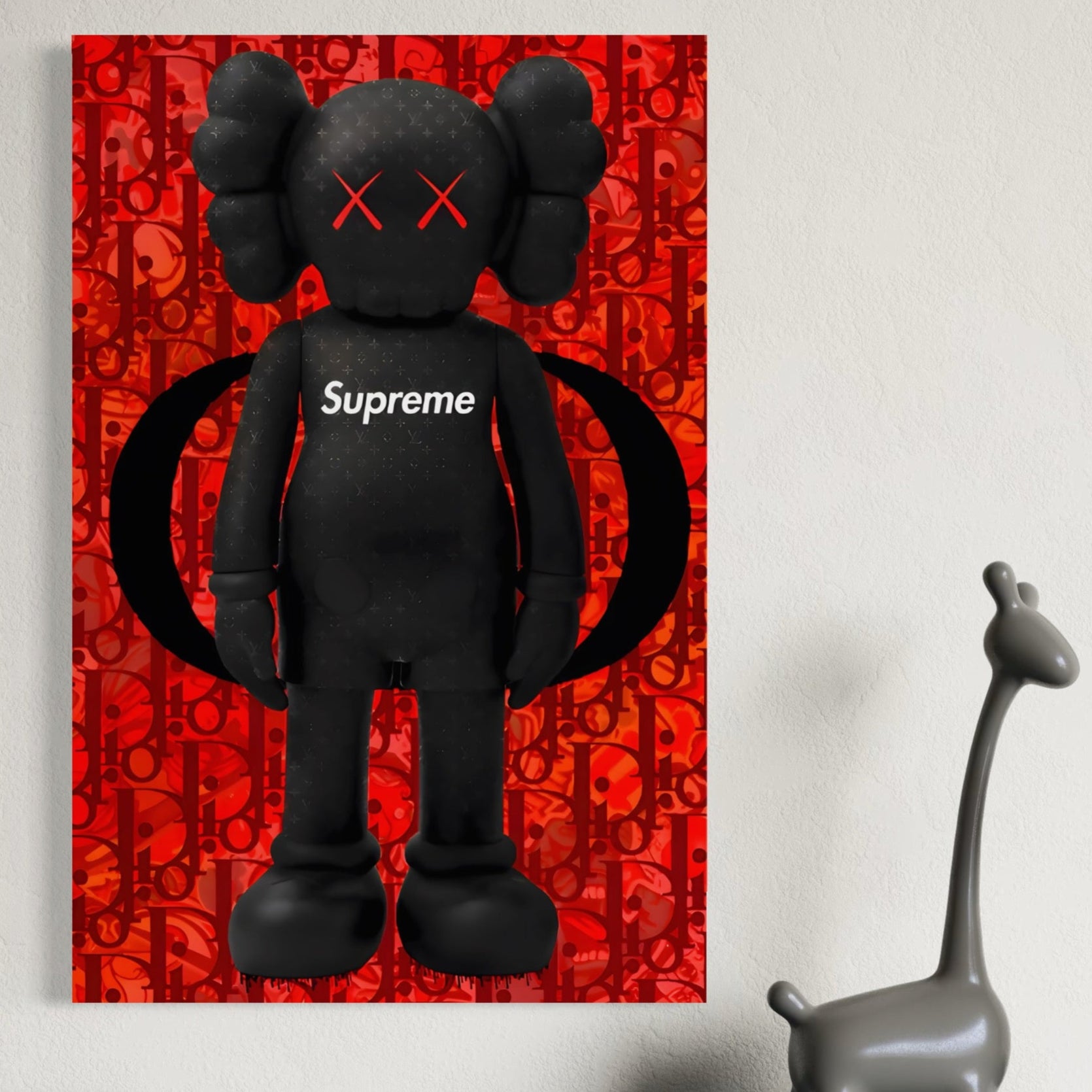 Tablou Canvas Premium, LuxCanva® A1494, Supreme Brands , Room, Dior, YSL, Robot, Lux, Dressing, Culori Vibrante