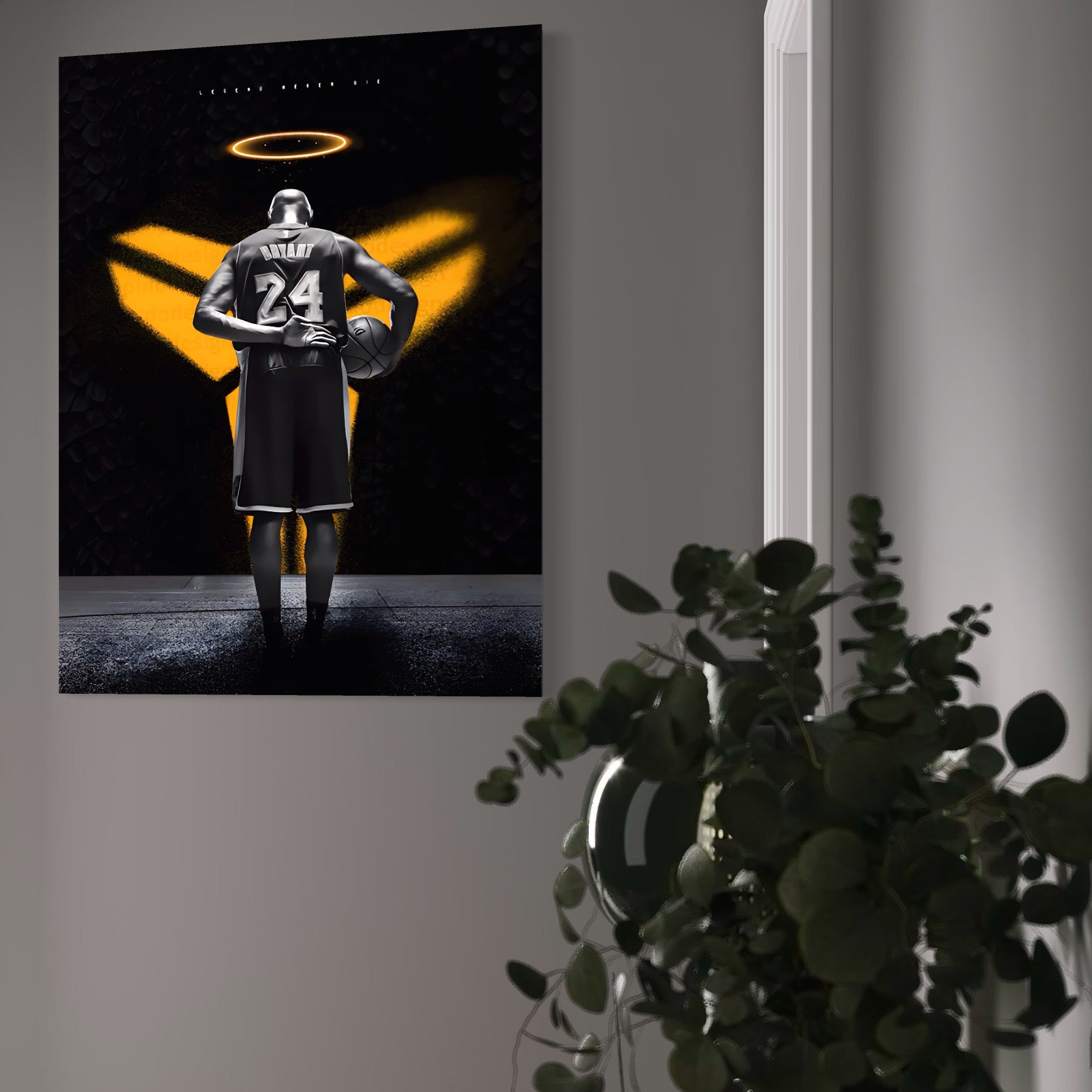 Tablou Canvas Premium LuxCanva® A1527, Kobe Bryant ,  Room, Sportiv, Baschetbalist, Vedeta, Club Sportiv, Culori Vibrante