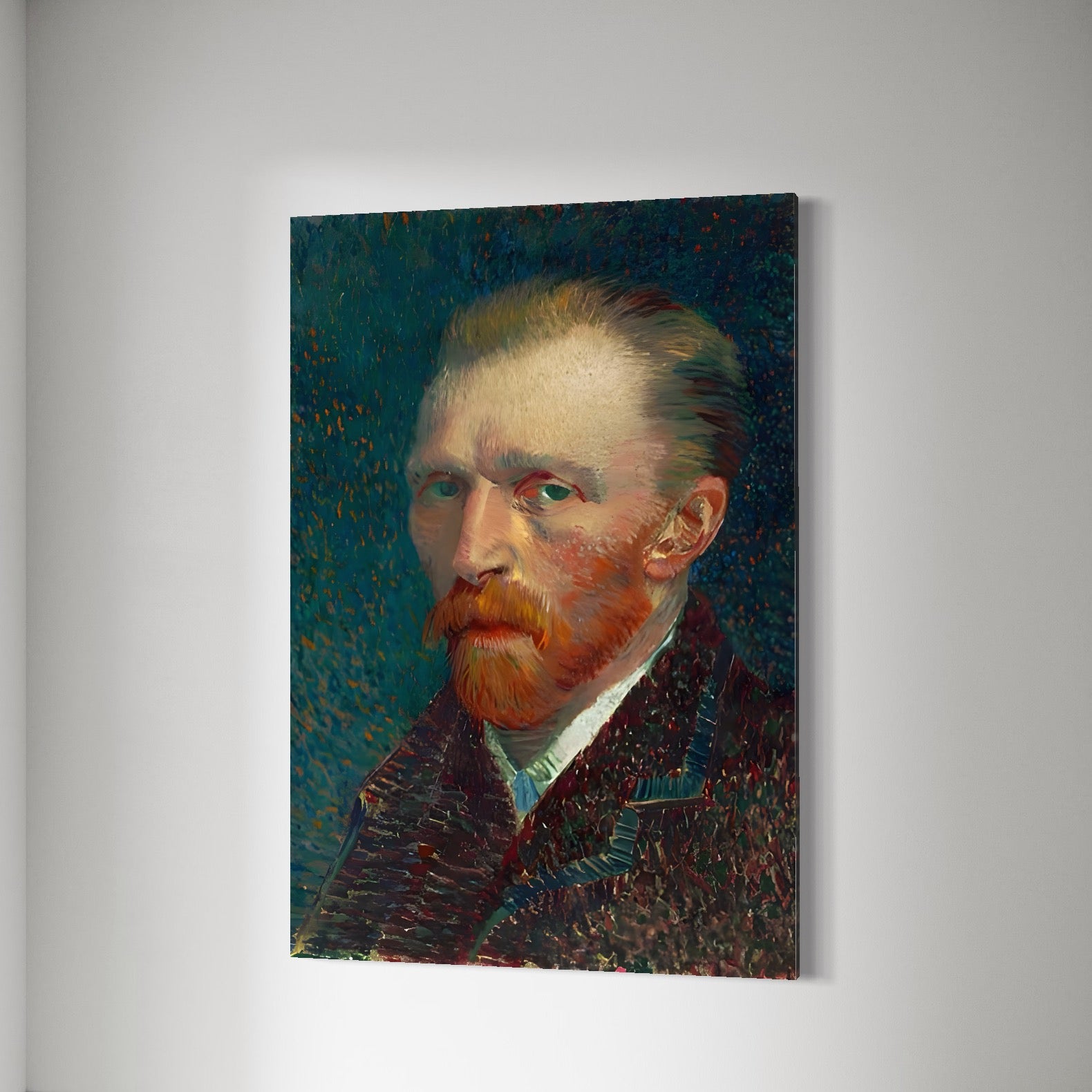 Tablou Canvas Premium LuxCanva® A1557, Autoportret , Galerie De Arta, Vincent Van Gogh, Pictor, Living, Culori Vibrante