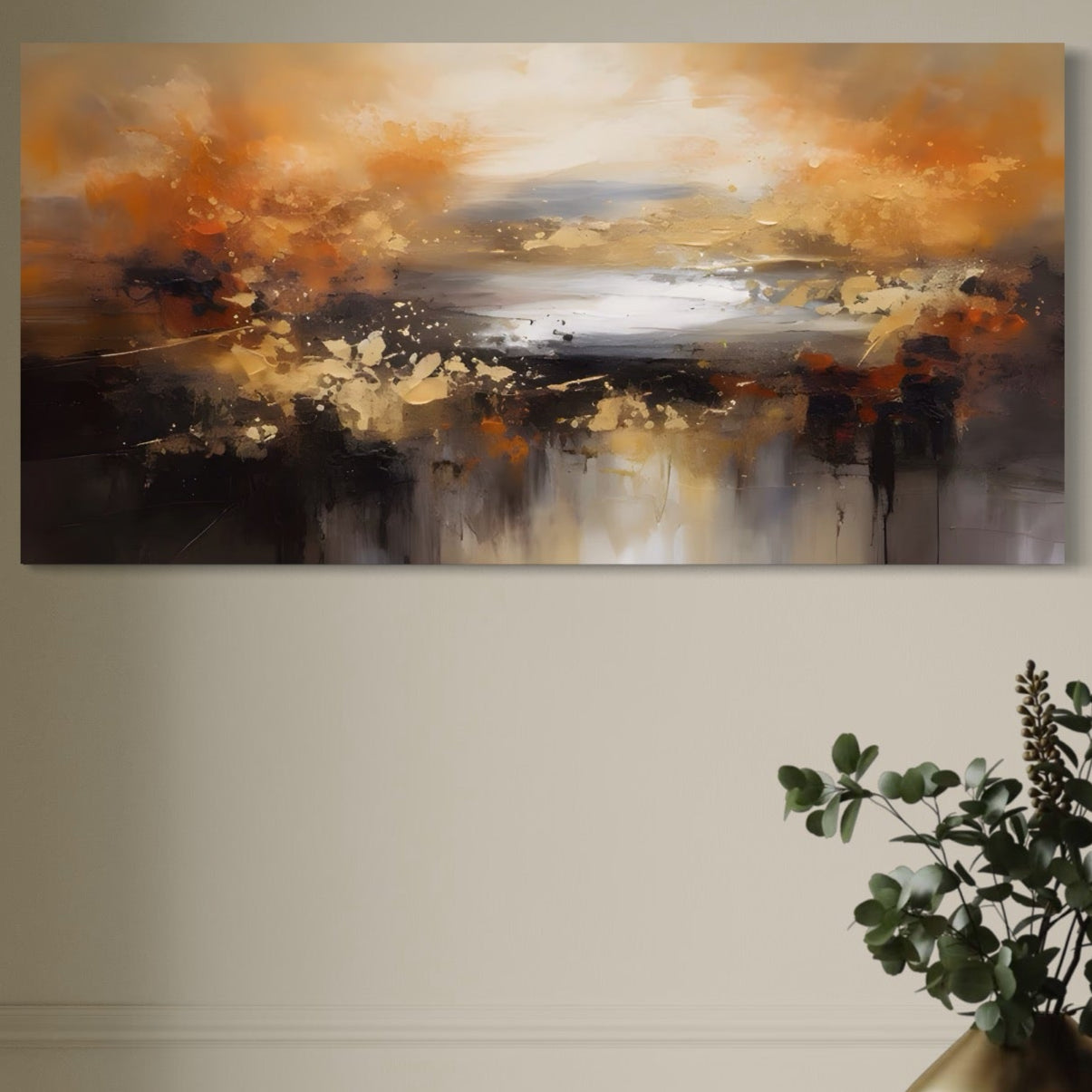 Tablou Canvas Premium LuxCanva® A1607, Infinit ,  Peisaj Abstract, Decorativ, Cosmos, Dormitor, Culori Vibrante