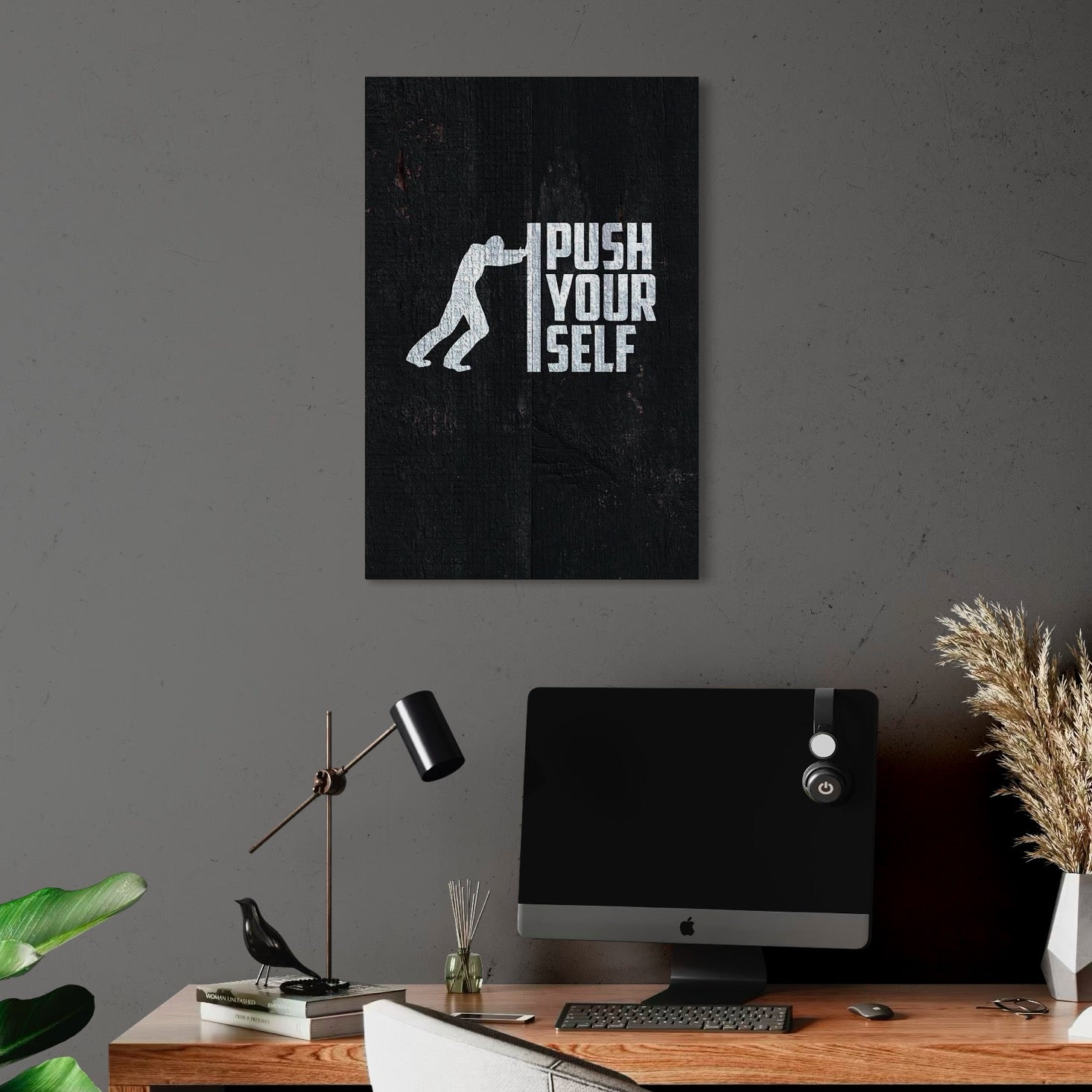 Tablou Canvas Premium, LuxCanva® Q1015, Dincolo de Limite, Motivatie, Ambitie, Mesaj, Curaj, Determinare, Efort, Succes, Energie, Birou, Dormitor