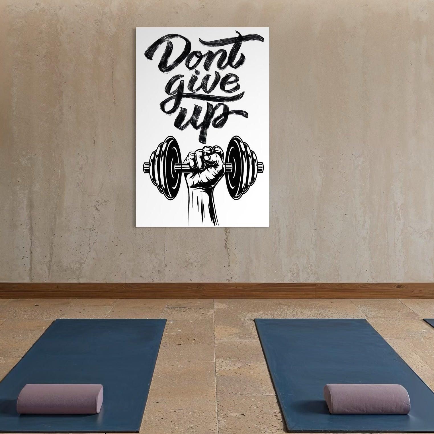 Tablou Canvas Premium, LuxCanva® Q1016, Vointa de Fier, Fitness, Gym, Sala, Disciplina, Forta, Performanta, Ambitie, Inspirational, Birou, Dormitor