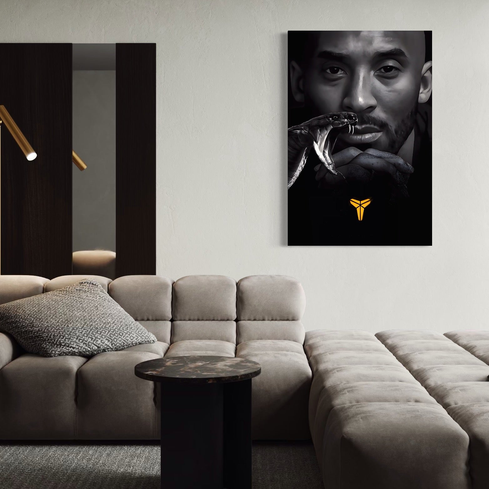 Tablou Canvas Premium LuxCanva® C1777, Kobe Under Armour , Icon, Sportiv, Brand, Game Room, Culori Vibrante