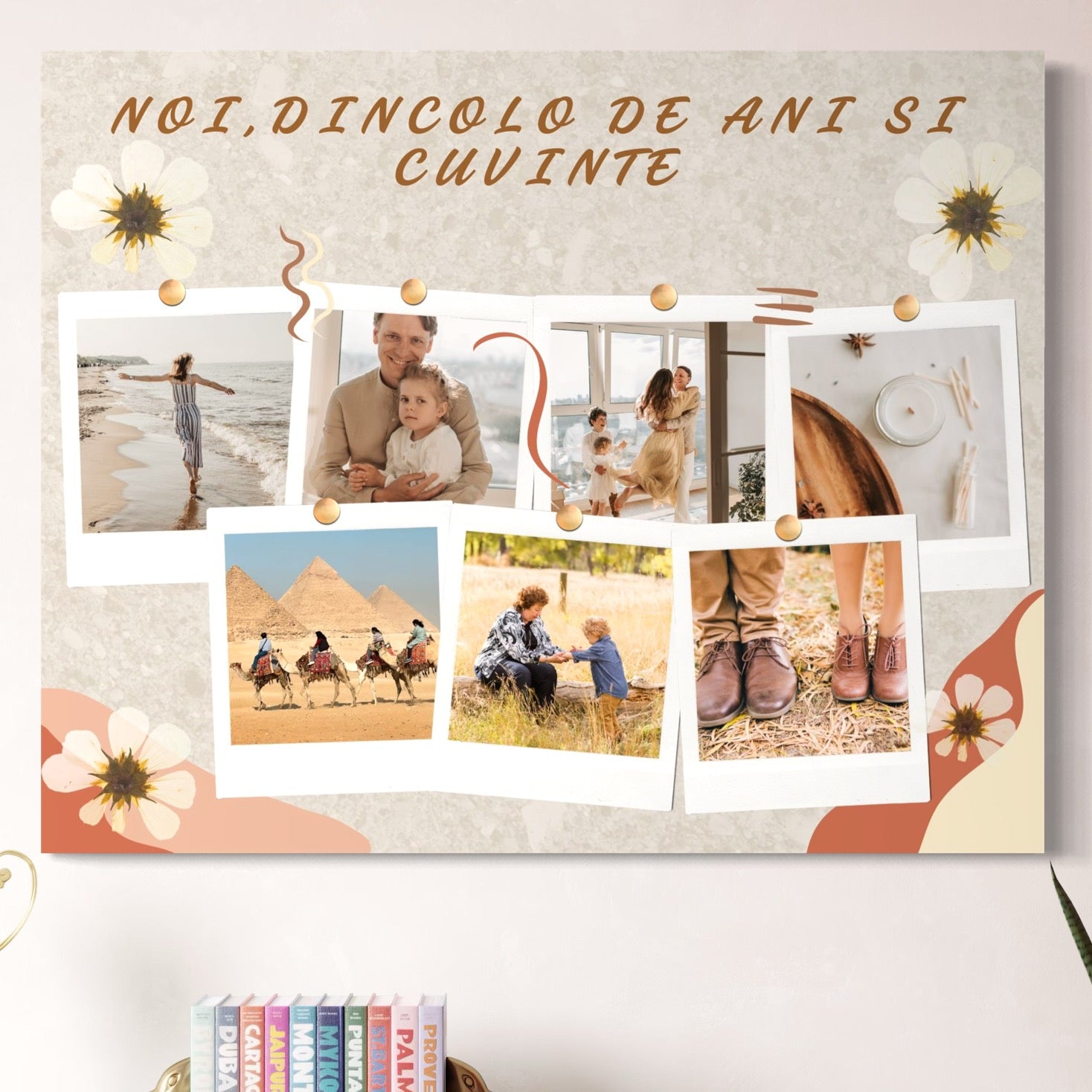 Tablou Canvas Personalizat cu 7 Poze Pentru Familie 
