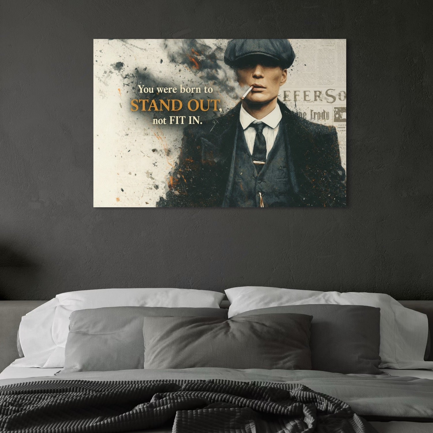 Tablou Canvas Premium, LuxCanva® Q1033, Dincolo de Reguli, Lider, Profesionist, Business, Independenta, Motivatie, Ambitie, Viziune, Birou, Dormitor