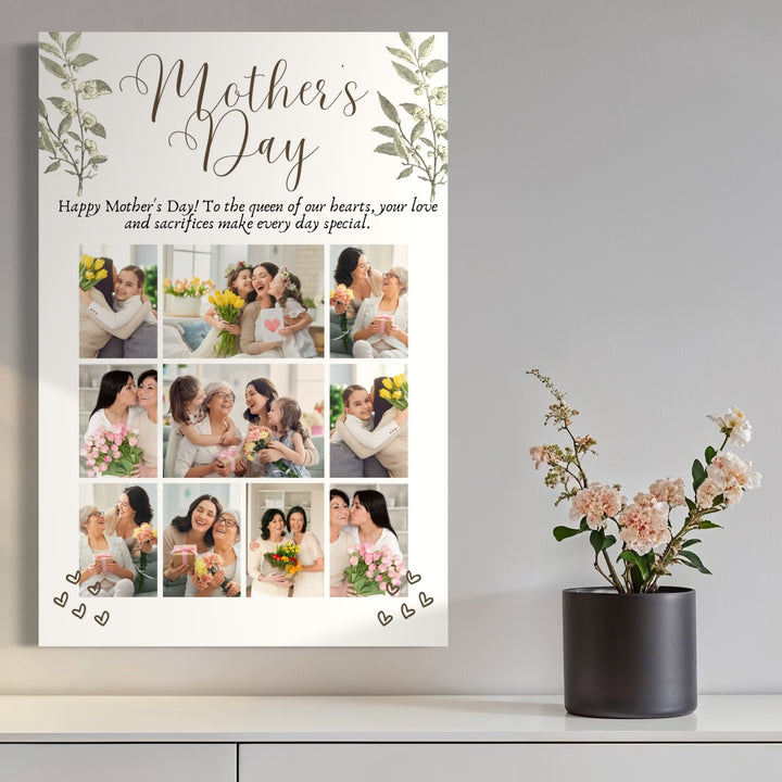 Tablou Canvas Personalizat cu 10 Poze Pentru Mama "Mother's Day", PS140