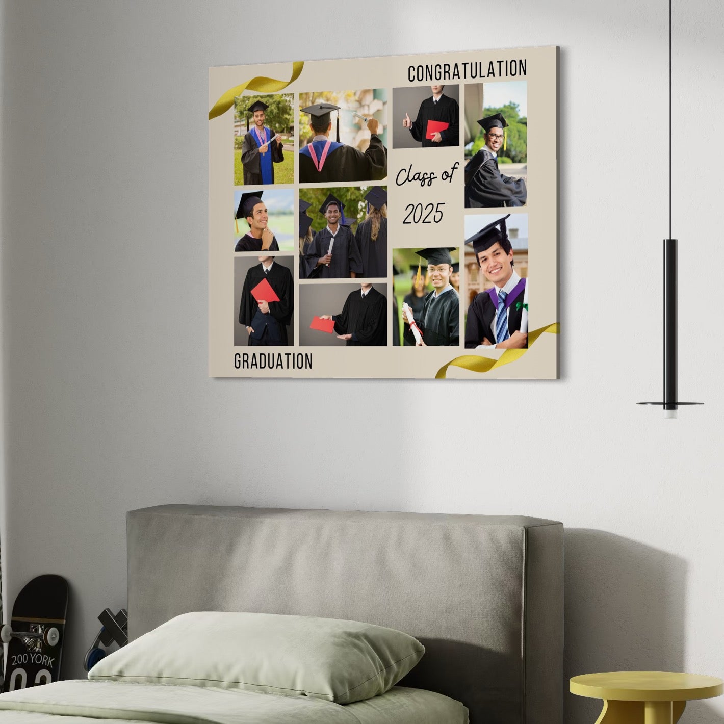 Tablou Canvas Personalizat cu 10 Poze Pentru Absolvire "Graduation", PS186