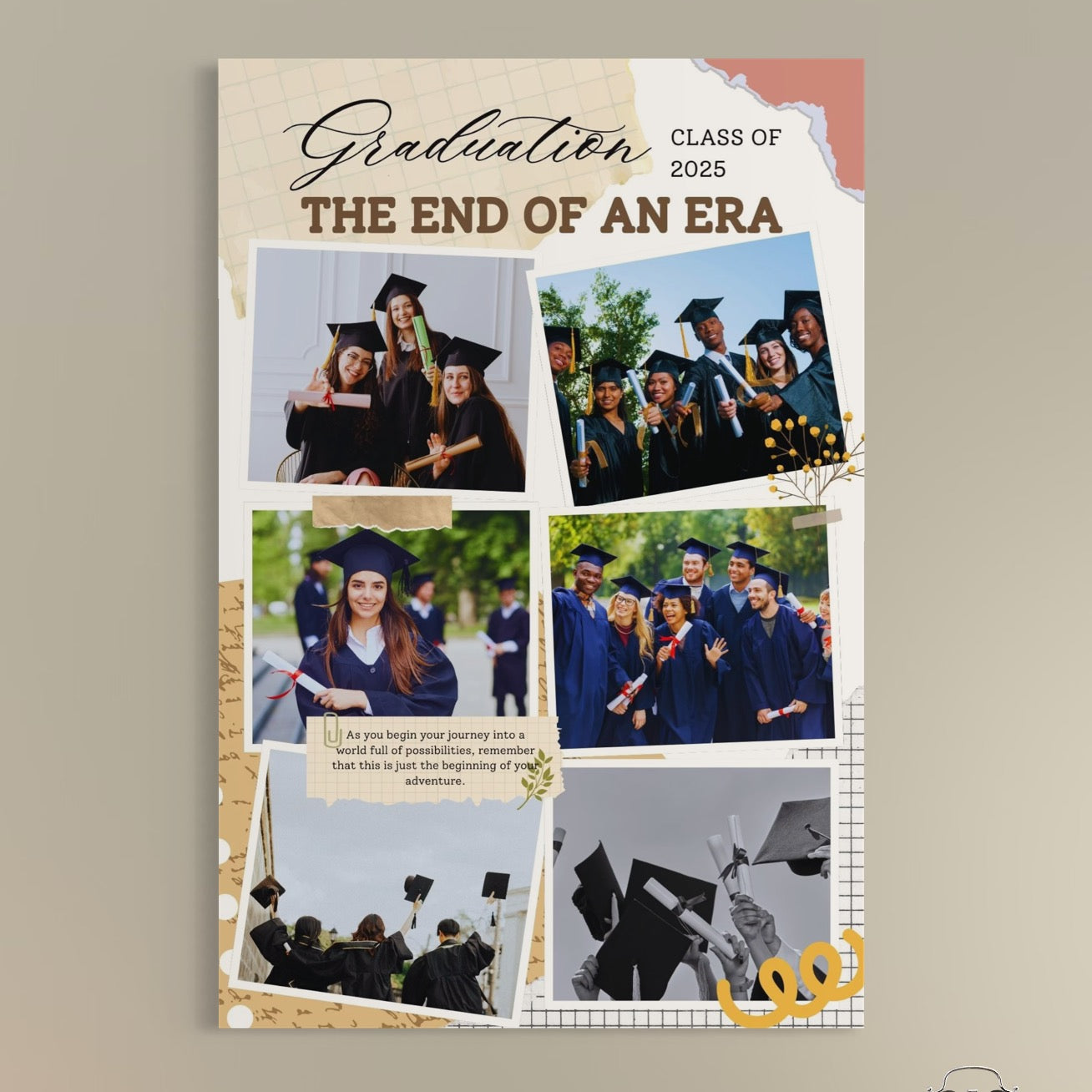 Tablou Canvas Personalizat cu 6 Poze Pentru Absolvire 