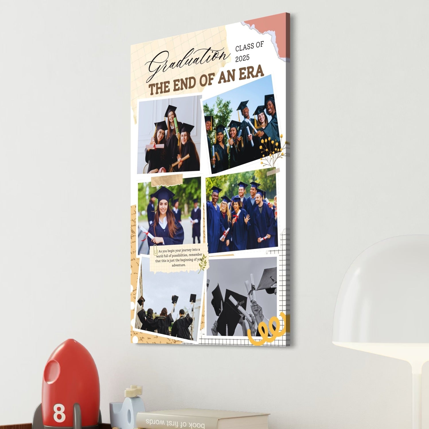 Tablou Canvas Personalizat cu 6 Poze Pentru Absolvire 