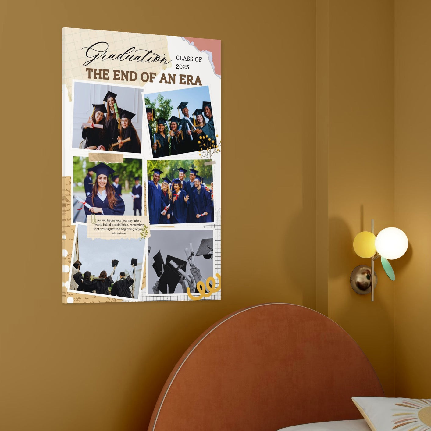 Tablou Canvas Personalizat cu 6 Poze Pentru Absolvire 