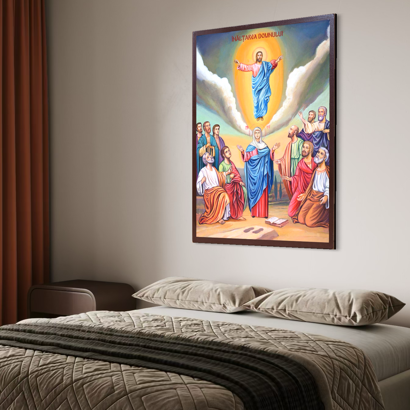 Tablou Canvas Premium, LuxCanva® H1097, Icoana Inaltarii Domnului, Icoana, Mantuitor, Binecuvantare, Nadejde, Credinta, Speranta, Inviere, Slujba, Biserica, Living, Dormitor