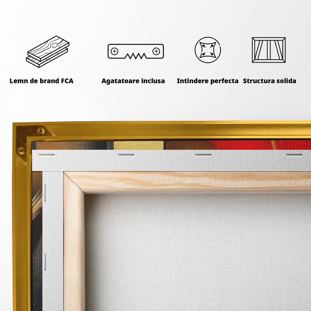 Leinwand Premium Canvas Wandkunst, LuxCanva® J1007, Herbstsonnenuntergang, Ernte, Gold, Herbst, Essenzen, Botanisch, Gewürz, Harmonie, Anmut, Anmutig, Kreise, Natur, Anspruchsvoll, Wohnen, Schlafzimmer