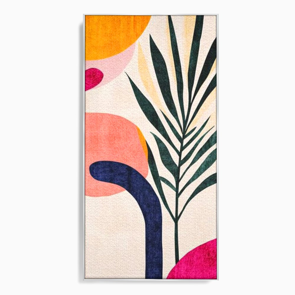 Tablou Canvas Premium, LuxCanva® J1008, Tropice Abstracte, Frunze, Culori, Caldura, Exotic, Palmier, Decorativ, Vesela, Plante, Atmosfera, Living, Dormitor