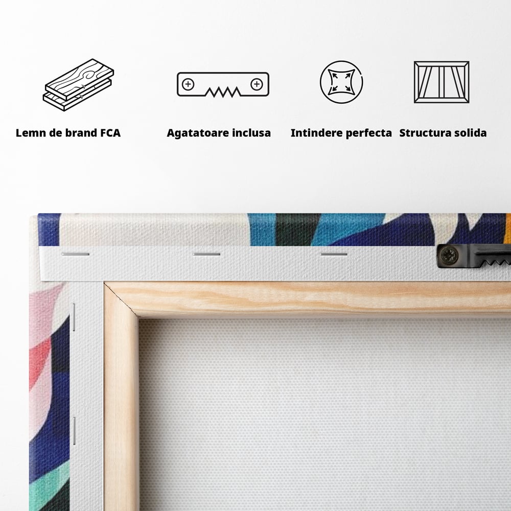 Tablou Canvas Premium, LuxCanva® J1010, Taine Florale, Peisaj, Vegetatie, Abstract, Flori, Modernism, Expozitie, Taine, Cer, Dans, Zbor, Gradina, Living, Dormitor