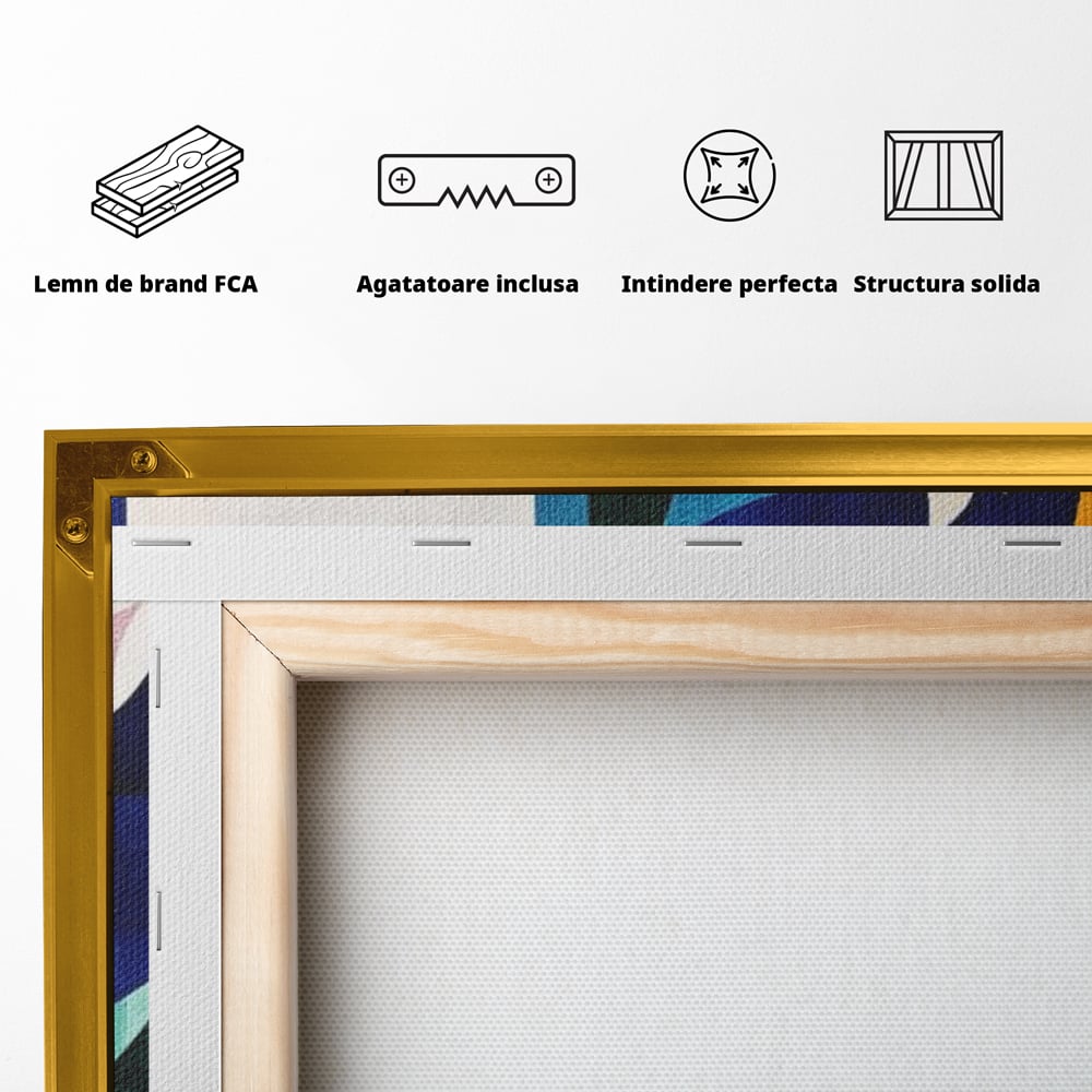 Tablou Canvas Premium, LuxCanva® J1010, Taine Florale, Peisaj, Vegetatie, Abstract, Flori, Modernism, Expozitie, Taine, Cer, Dans, Zbor, Gradina, Living, Dormitor
