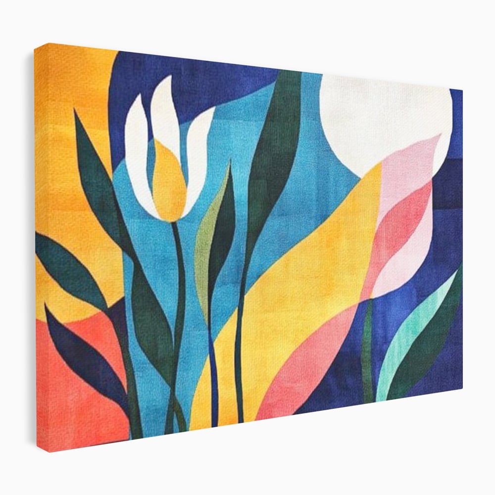 Tablou Canvas Premium, LuxCanva® J1010, Taine Florale, Peisaj, Vegetatie, Abstract, Flori, Modernism, Expozitie, Taine, Cer, Dans, Zbor, Gradina, Living, Dormitor