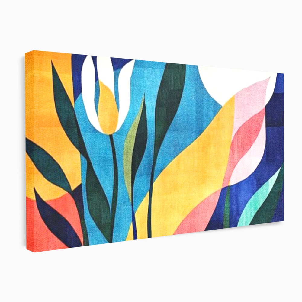 Tablou Canvas Premium, LuxCanva® J1010, Taine Florale, Peisaj, Vegetatie, Abstract, Flori, Modernism, Expozitie, Taine, Cer, Dans, Zbor, Gradina, Living, Dormitor