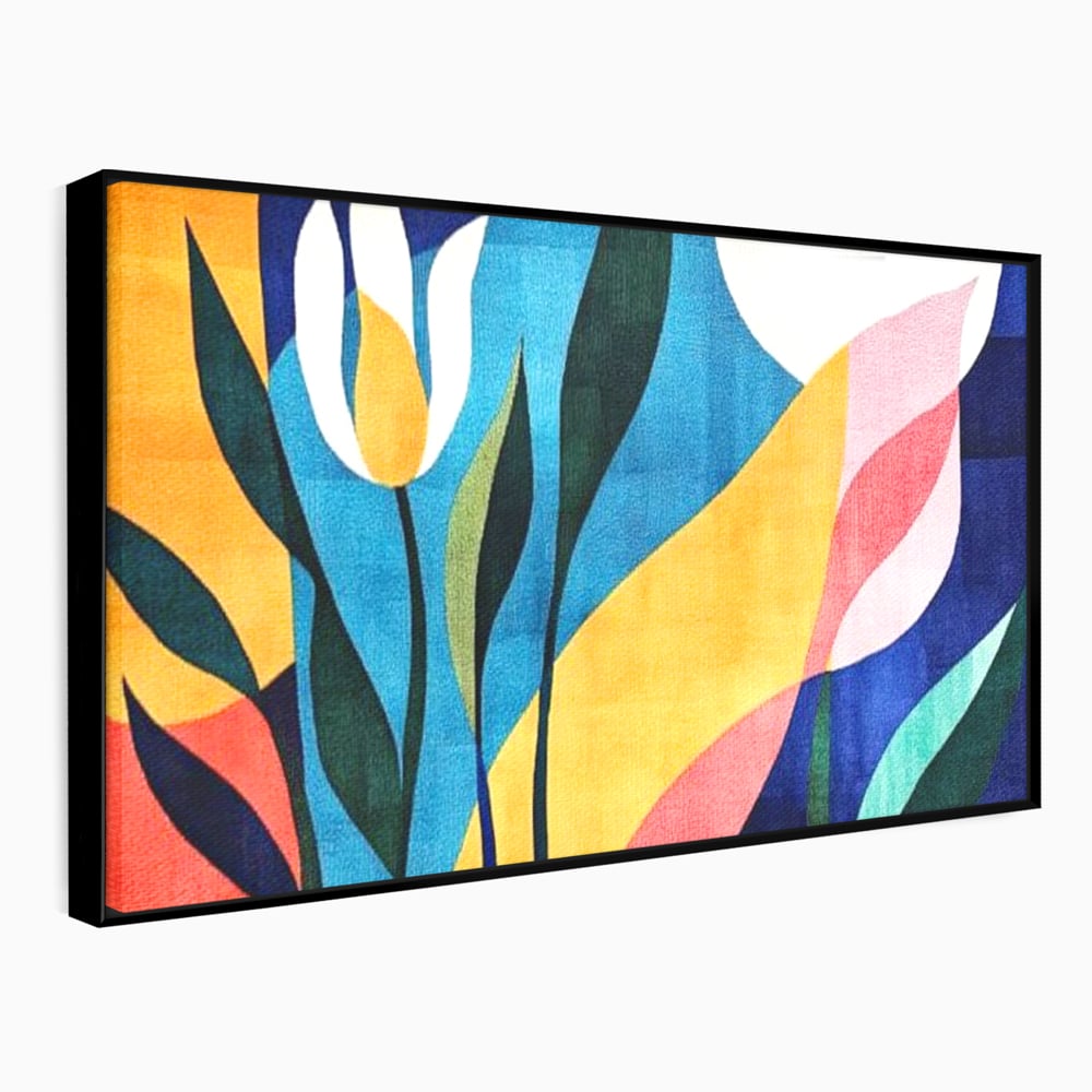 Tablou Canvas Premium, LuxCanva® J1010, Taine Florale, Peisaj, Vegetatie, Abstract, Flori, Modernism, Expozitie, Taine, Cer, Dans, Zbor, Gradina, Living, Dormitor