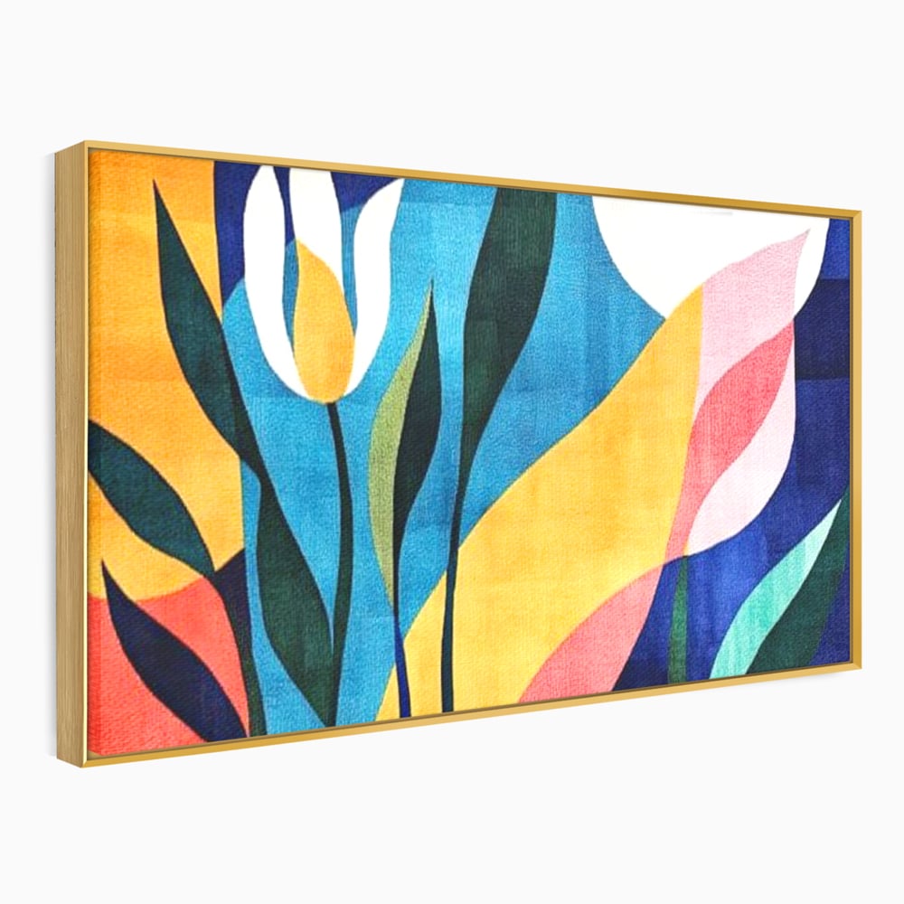 Tablou Canvas Premium, LuxCanva® J1010, Taine Florale, Peisaj, Vegetatie, Abstract, Flori, Modernism, Expozitie, Taine, Cer, Dans, Zbor, Gradina, Living, Dormitor