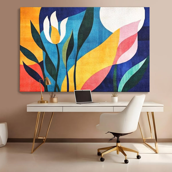Tablou Canvas Premium, LuxCanva® J1010, Taine Florale, Peisaj, Vegetatie, Abstract, Flori, Modernism, Expozitie, Taine, Cer, Dans, Zbor, Gradina, Living, Dormitor