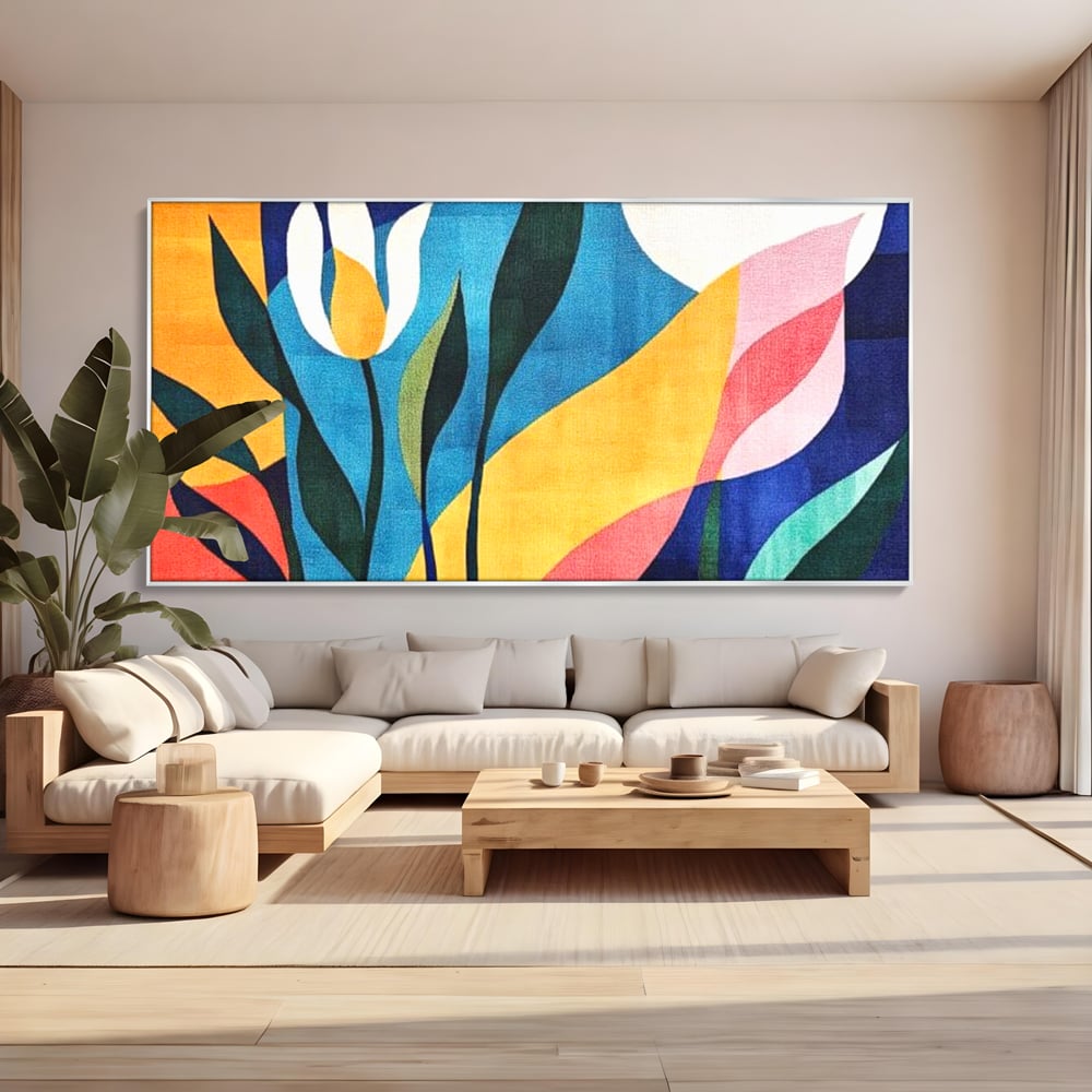 Tablou Canvas Premium, LuxCanva® J1010, Taine Florale, Peisaj, Vegetatie, Abstract, Flori, Modernism, Expozitie, Taine, Cer, Dans, Zbor, Gradina, Living, Dormitor