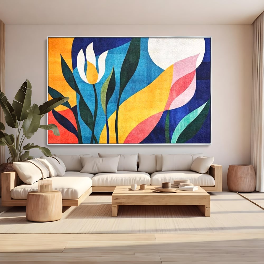 Tablou Canvas Premium, LuxCanva® J1010, Taine Florale, Peisaj, Vegetatie, Abstract, Flori, Modernism, Expozitie, Taine, Cer, Dans, Zbor, Gradina, Living, Dormitor