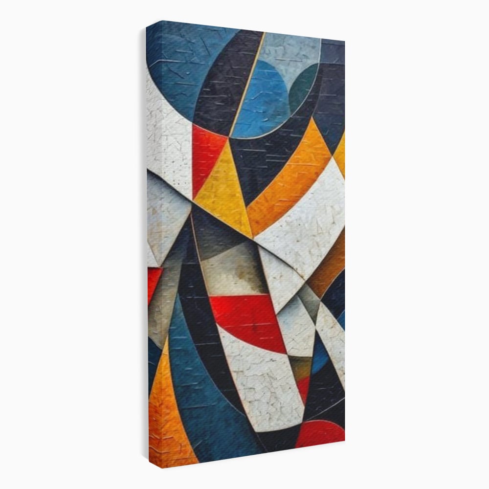 Tablou Canvas Premium, LuxCanva® J1015, Falii de Lumina, Coregrafie, Cromatica, Geometrie, Miscare, Dinamism, Arta, Moderna, Sofisticat, Compozitie, Living, Dormitor
