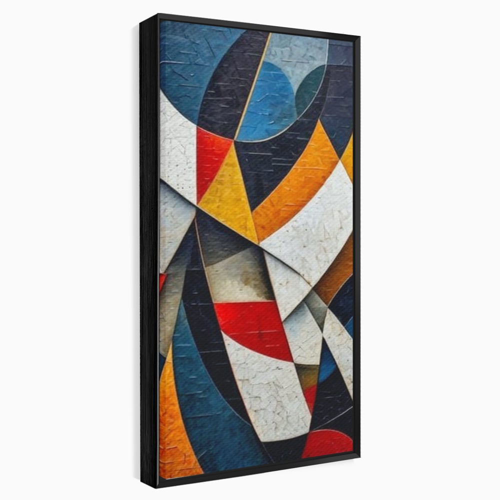 Tablou Canvas Premium, LuxCanva® J1015, Falii de Lumina, Coregrafie, Cromatica, Geometrie, Miscare, Dinamism, Arta, Moderna, Sofisticat, Compozitie, Living, Dormitor